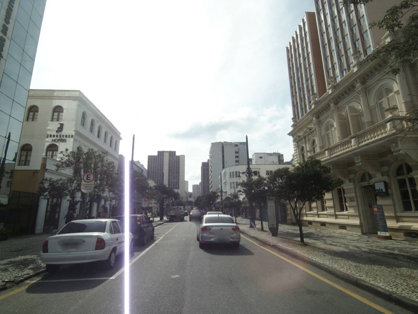 Street view near Hotel Johnscher by San Juan, Curitiba — © projevias (CC BY-SA · Mapillary)