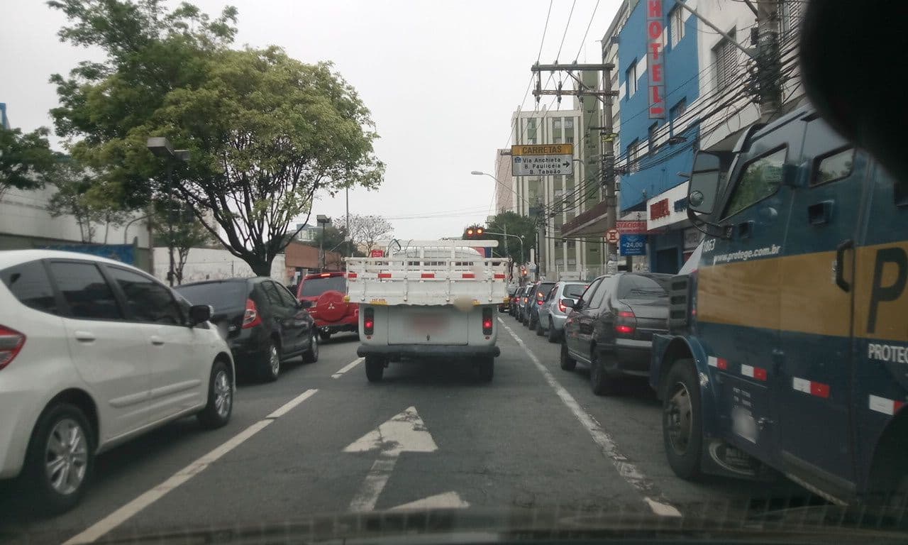 Street view near Hotel Orquídea, Santo André — © belnuovo (CC BY-SA · Mapillary)