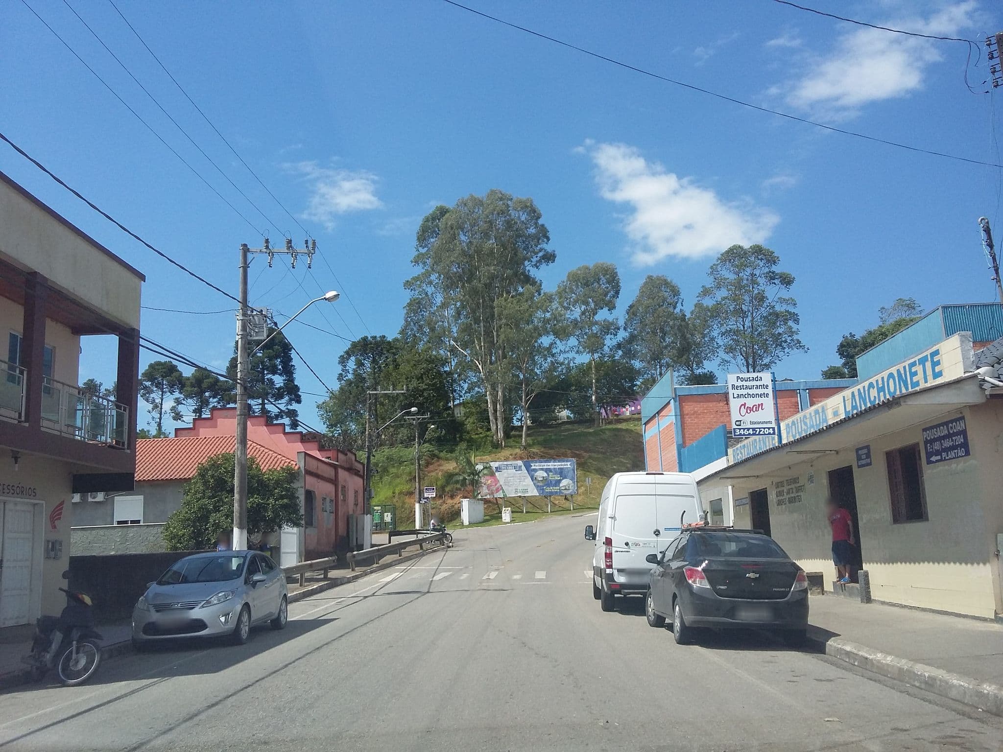 Street view near Pousada Coan, Lauro Müller — © lageano (CC BY-SA · Mapillary)
