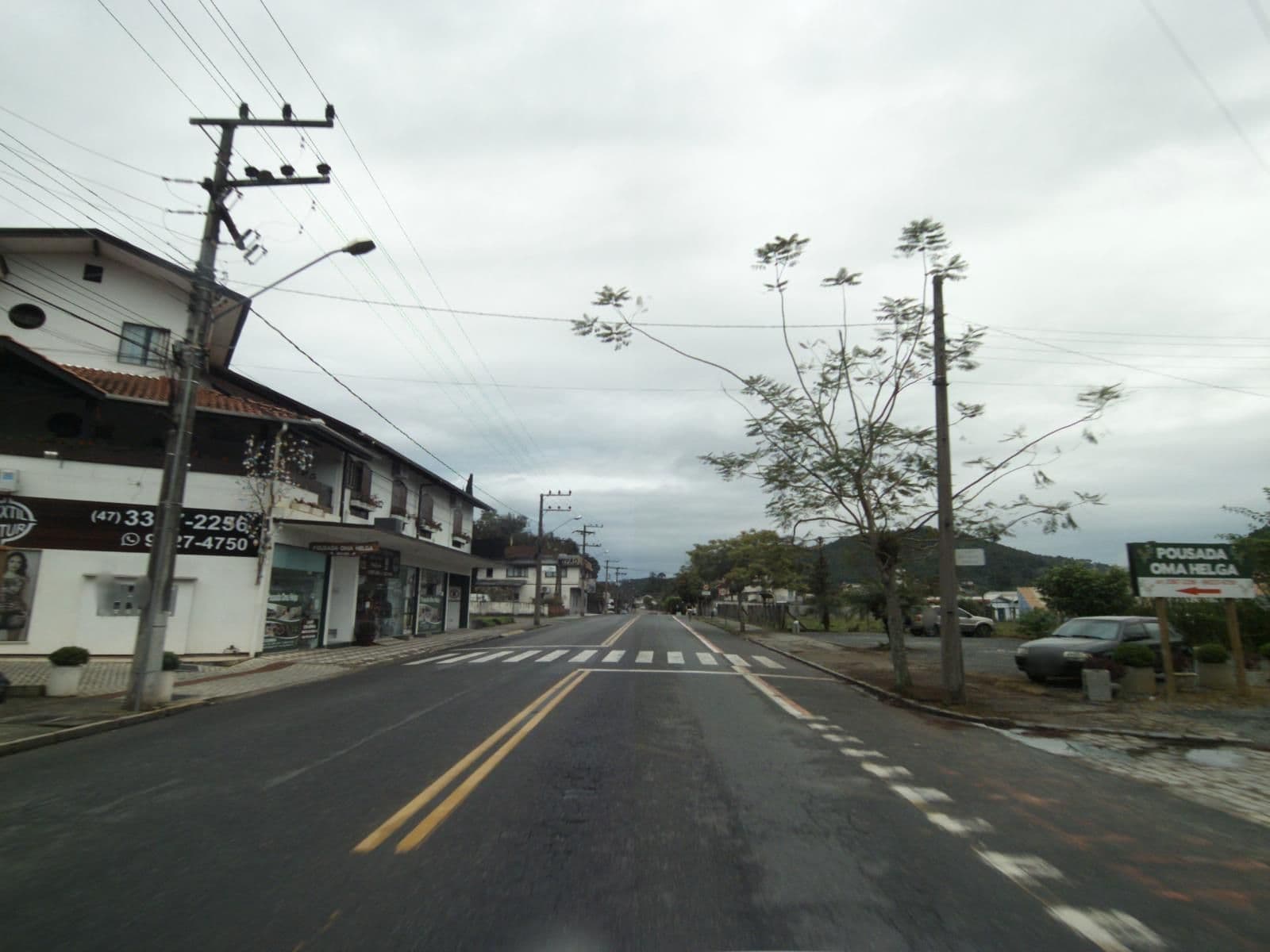 Street view near Pousada Oma Helga, Pomerode — © projevias (CC BY-SA · Mapillary)