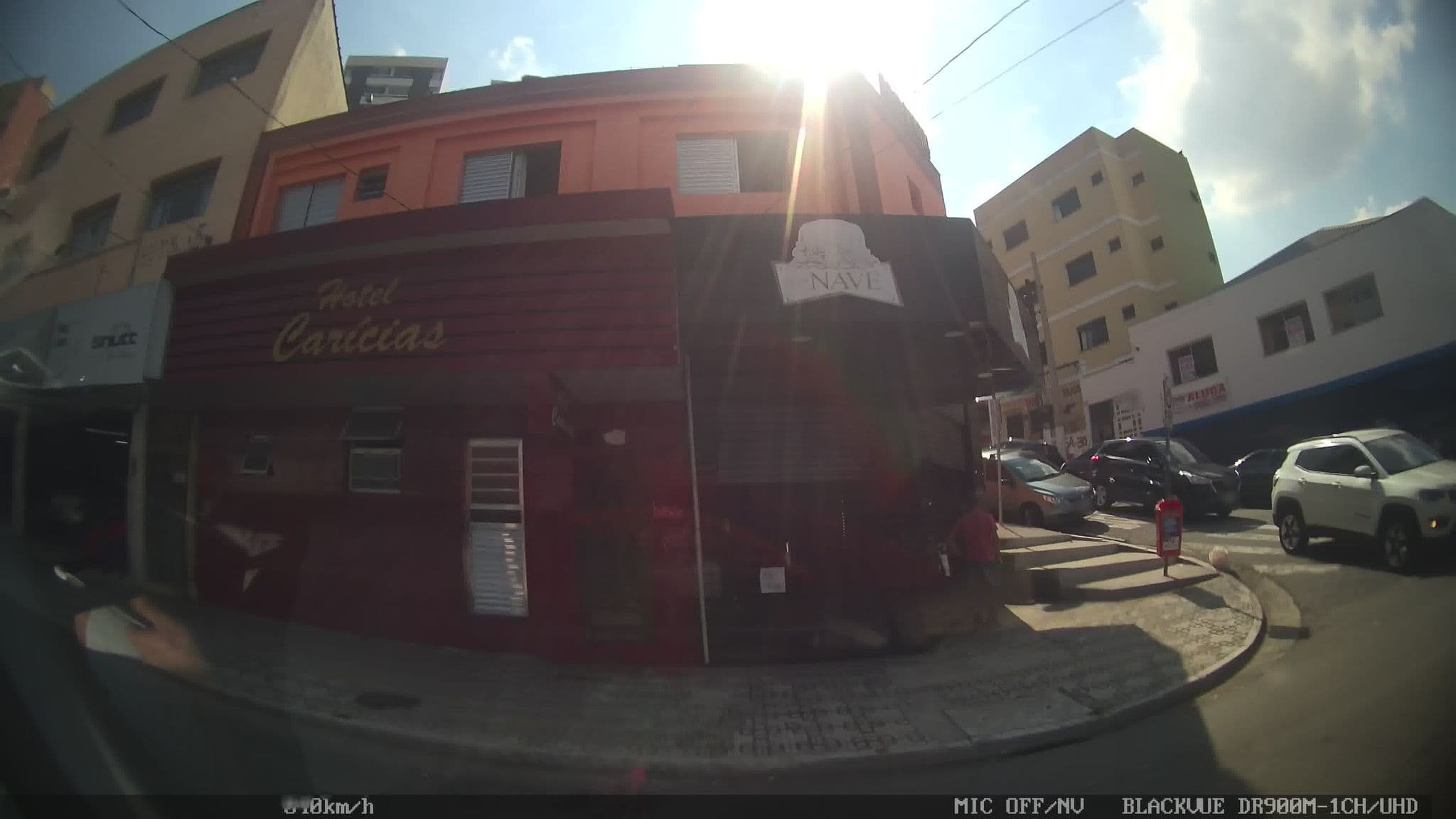 Street view near Hotel Carícias, São Bernardo do Campo — © kaart_2 (CC BY-SA · Mapillary)