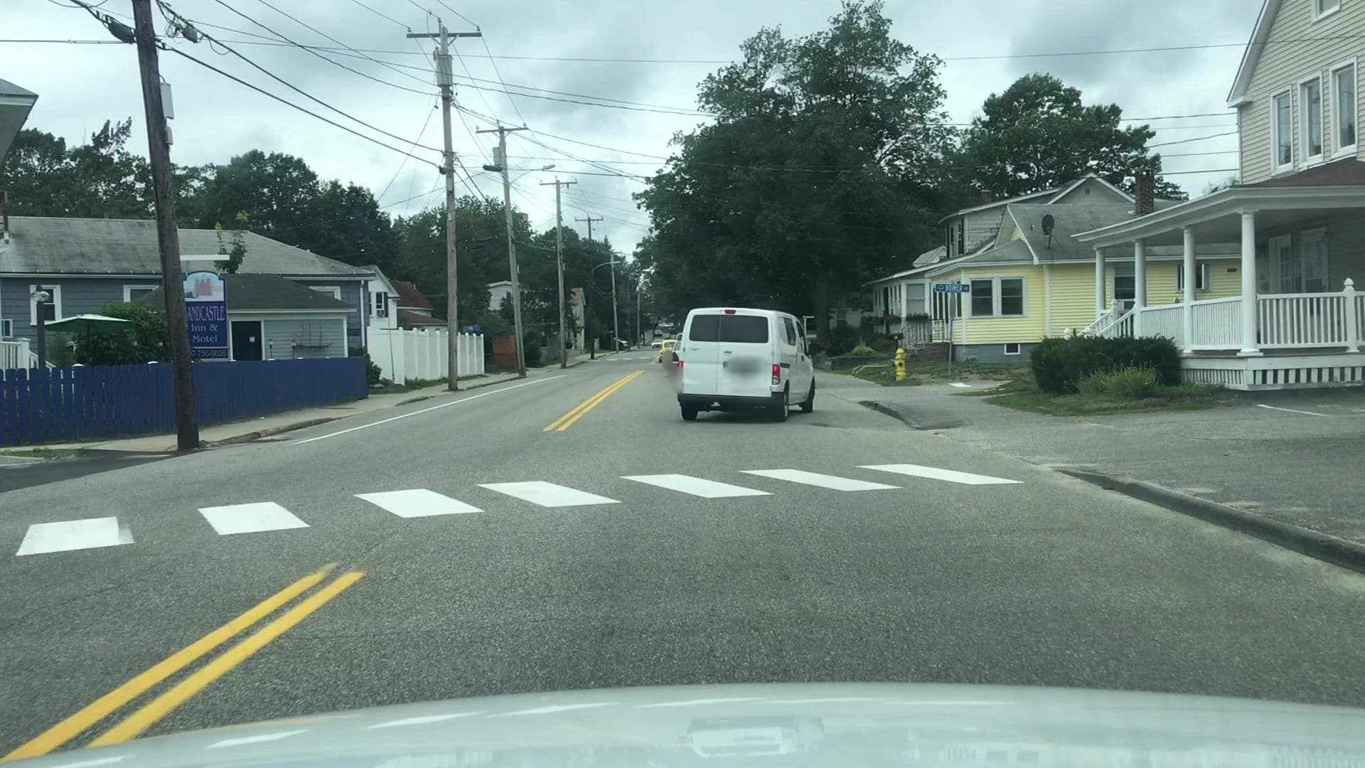 Street view near The Tides Inn Motel Room 3, Old Orchard Beach — © lvl5 (CC BY-SA · Mapillary)