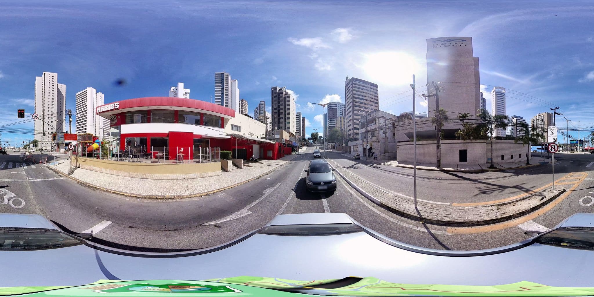 Street view near Nalu Beach Hotel, Fortaleza — © matheusgomesms (CC BY-SA · Mapillary)