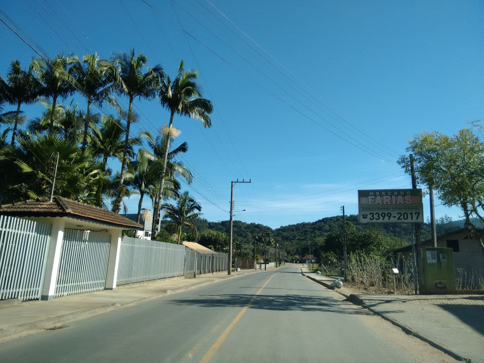 Street view near Aluma Haus Pomerode, Pomerode — © alvarenga (CC BY-SA · Mapillary)