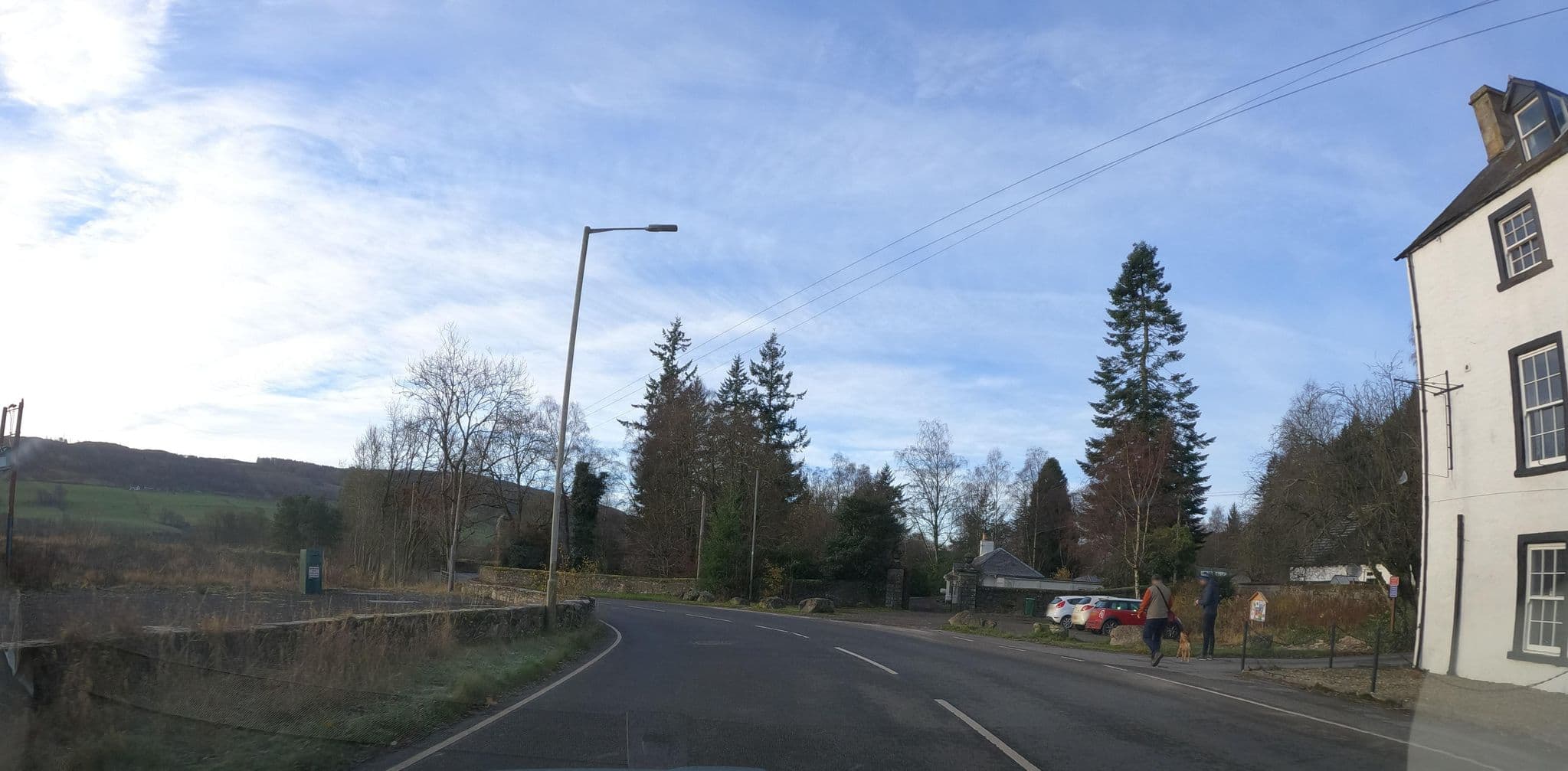 Street view near Weem Hotel, Aberfeldy — © hobgoblin (CC BY-SA · Mapillary)