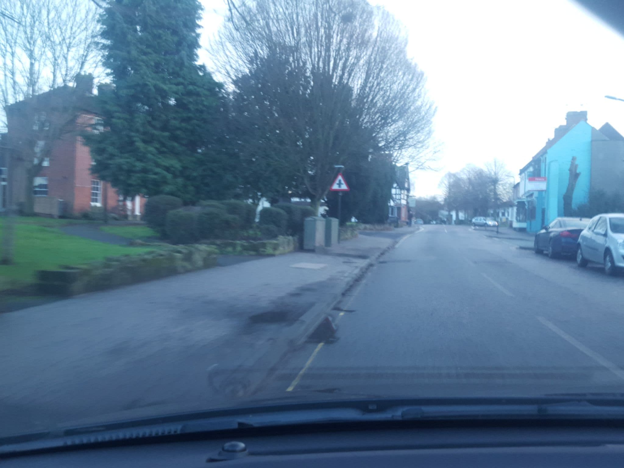 Street view near Old Bush Inn, Albrighton — © edloach (CC BY-SA · Mapillary)