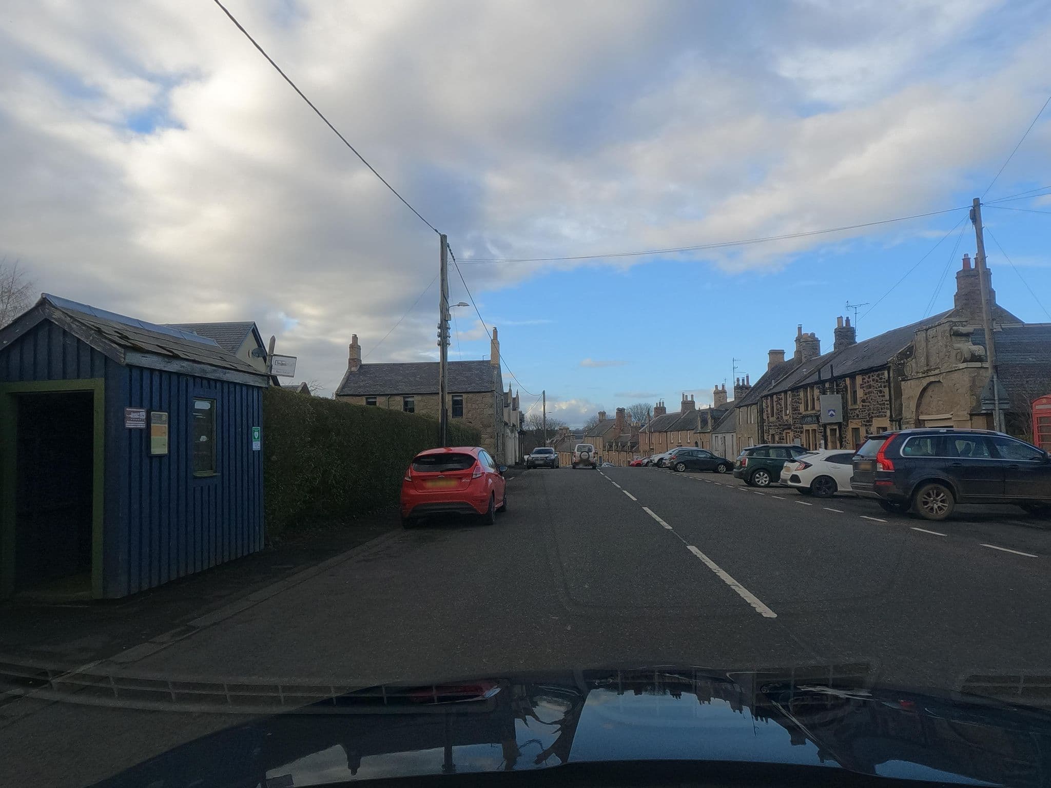 Street view near Allanton Inn, Allanton — © floatingboater (CC BY-SA · Mapillary)