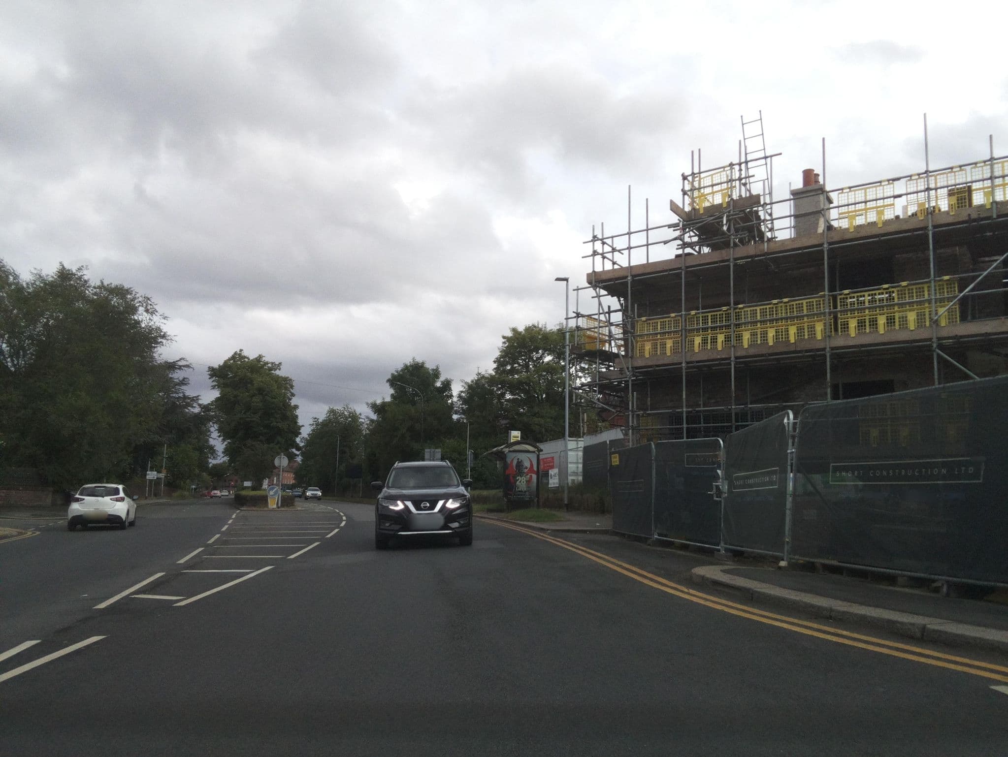 Street view near Wheatsheaf Hotel, Altrincham — © southglos (CC BY-SA · Mapillary)