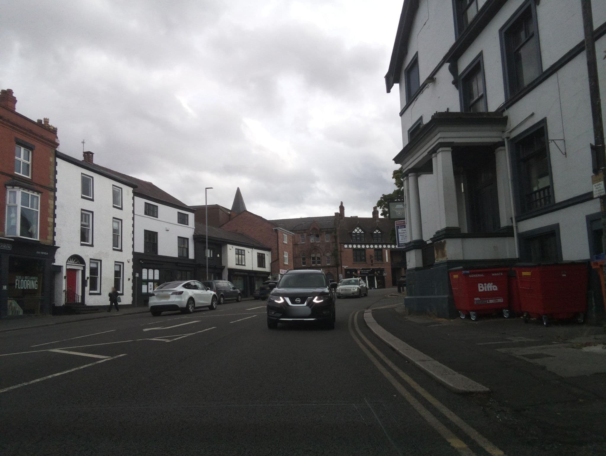 Street view near Old Market Coaching Inn, Altrincham — © southglos (CC BY-SA · Mapillary)