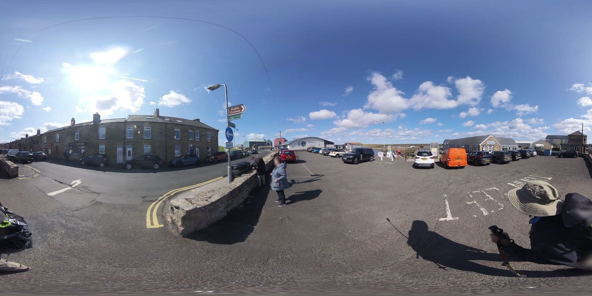 Street view near Amble harbour retreats, Amble — © Chris108 (CC BY-SA · Mapillary)