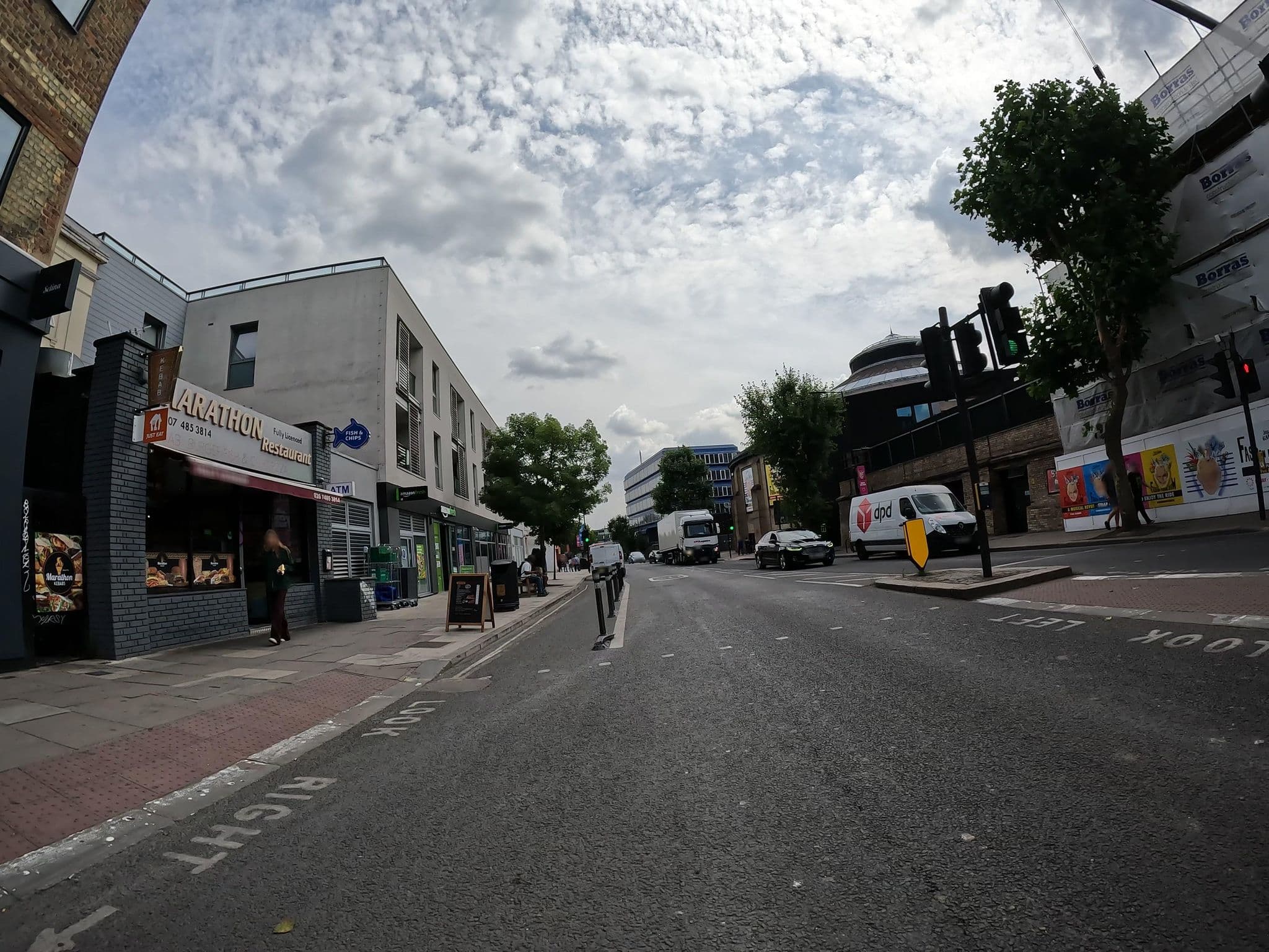 Street view near Camden Town Hotel, Chalk Farm — © erias (CC BY-SA · Mapillary)