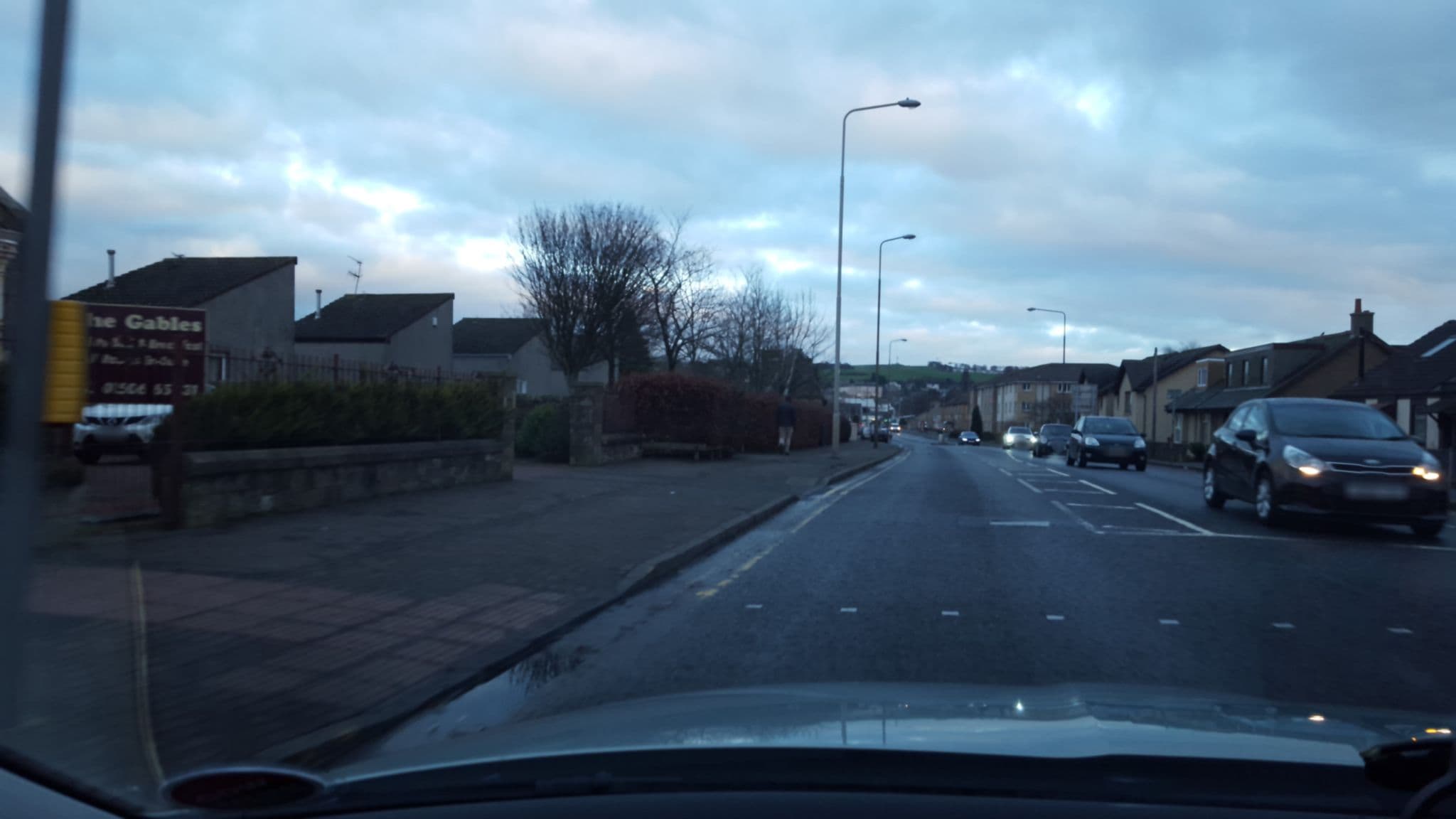 Street view near The Gables, Bathgate — © hobgoblin (CC BY-SA · Mapillary)