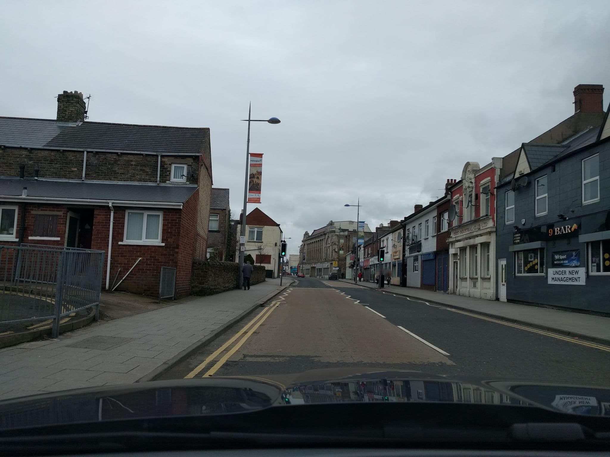 Street view near Barchester - Woodhorn Park Care Home, Ashington — © floatingboater (CC BY-SA · Mapillary)