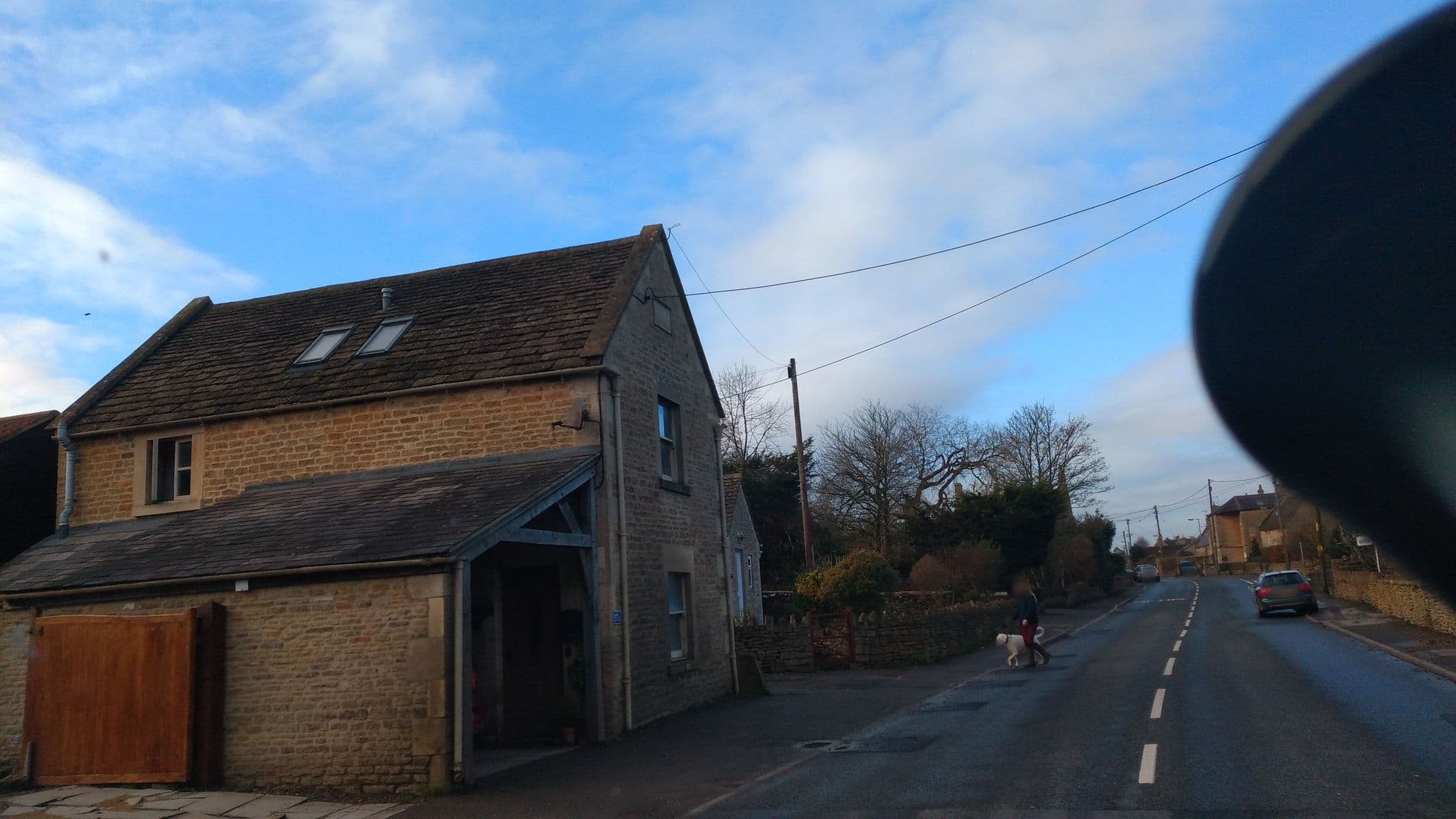 Street view near King's Stile Cottage, Atworth — © chris_debian (CC BY-SA · Mapillary)