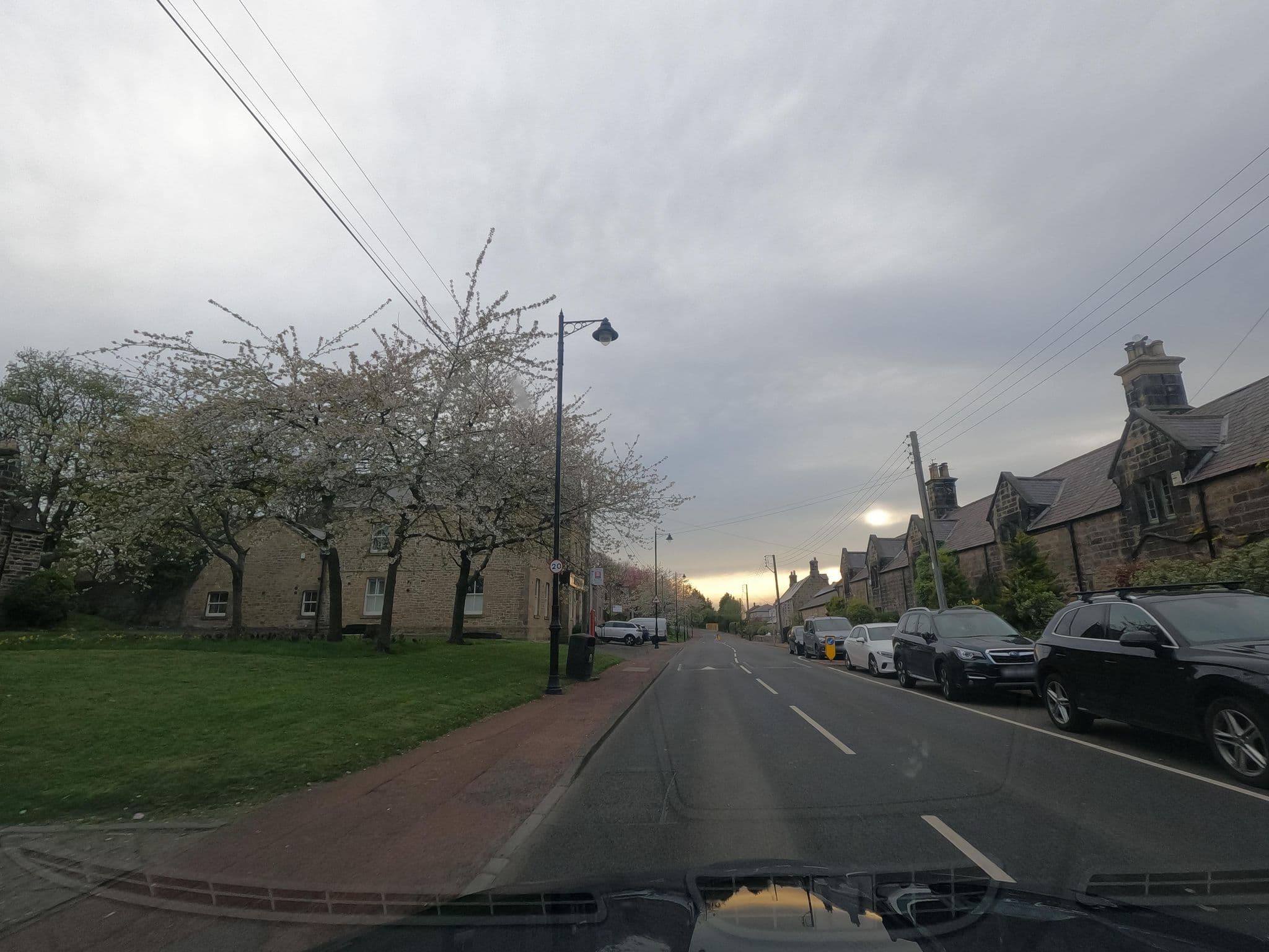 Street view near Dukes Cottages, Backworth — © floatingboater (CC BY-SA · Mapillary)