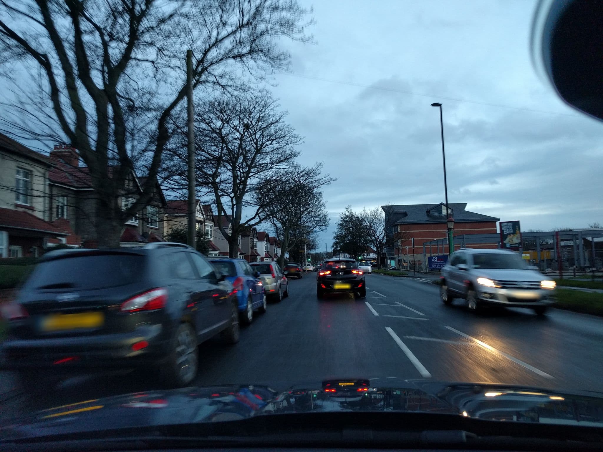 Street view near The Hunting Lodge, Whitley Bay — © floatingboater (CC BY-SA · Mapillary)