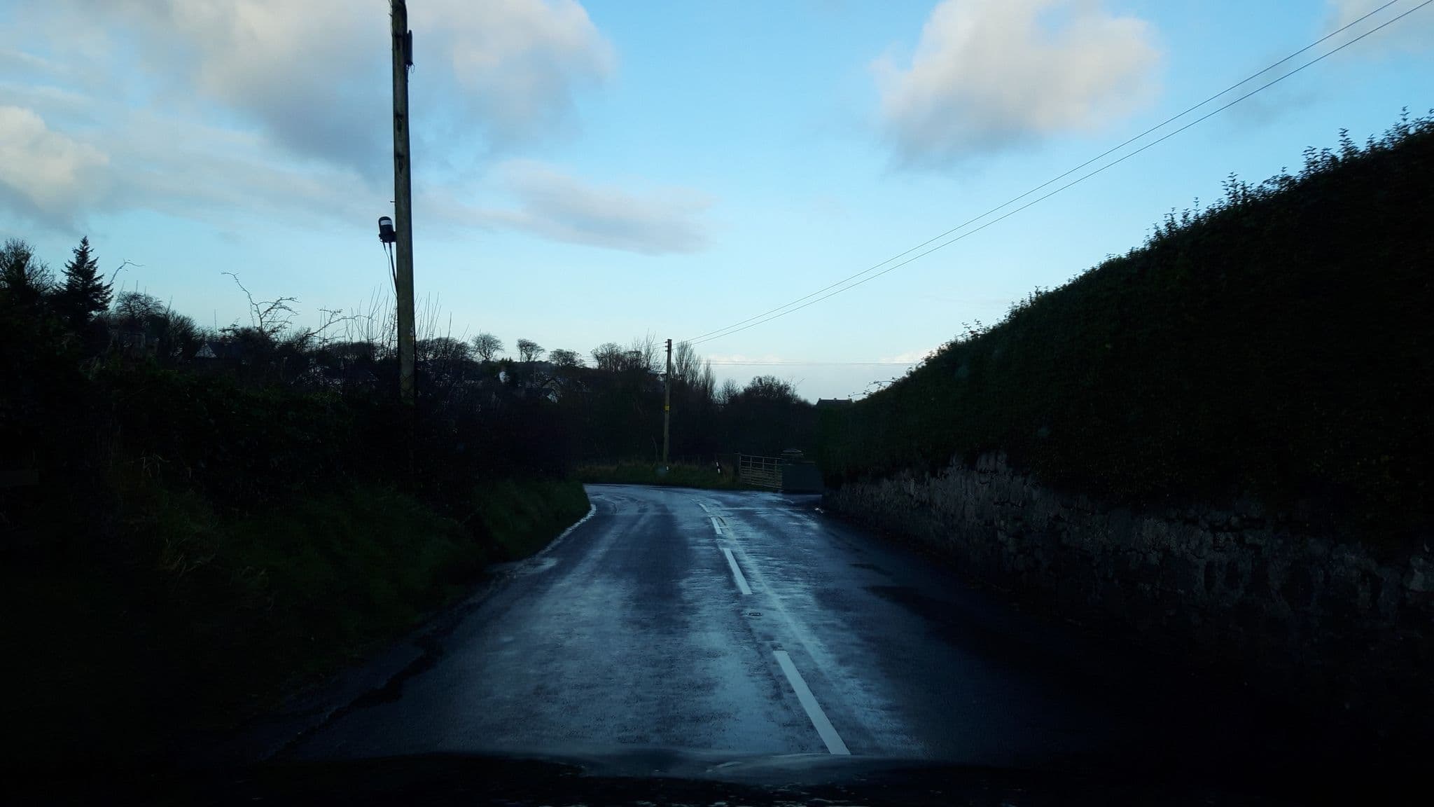 Street view near Drumahaman Cottage, Ballycastle — © debigc (CC BY-SA · Mapillary)