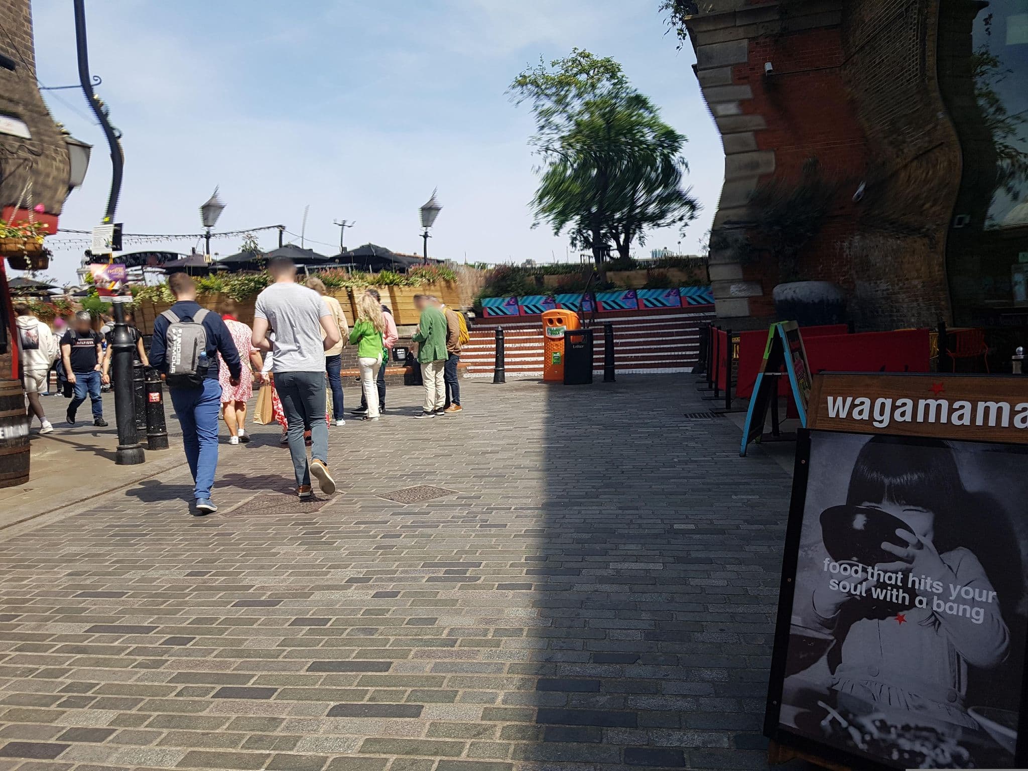 Street view near Premier Inn London Southwark (Bankside) hotel, City of London — © dsmm (CC BY-SA · Mapillary)