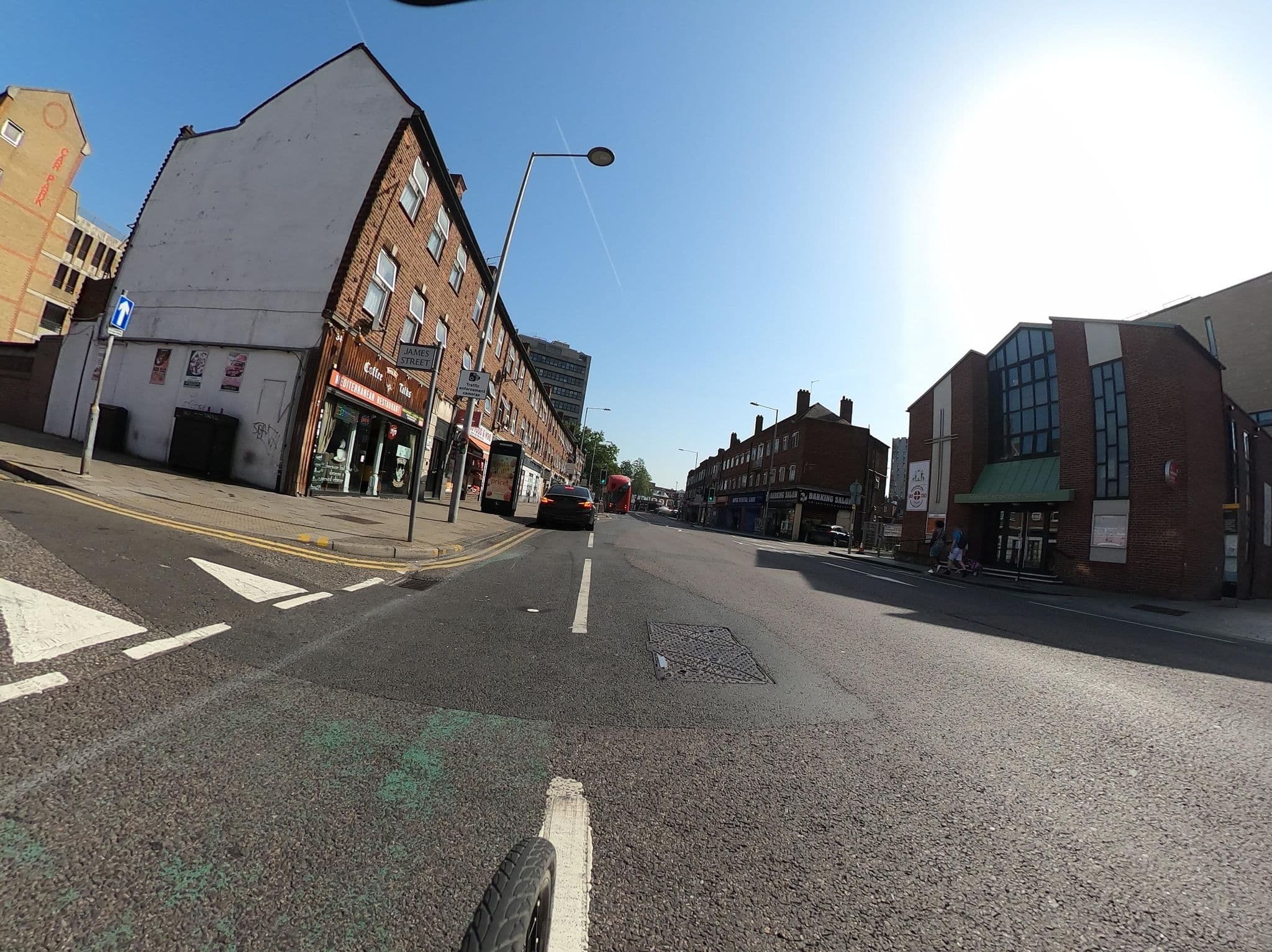 Street view near Hotel, Barking — © dankarran (CC BY-SA · Mapillary)