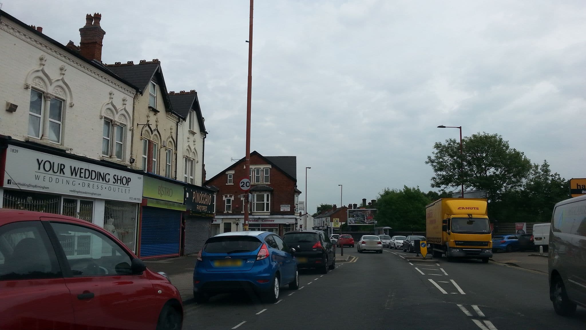 Street view near The Cotteridge Inn, Bartley Green — © adam2 (CC BY-SA · Mapillary)
