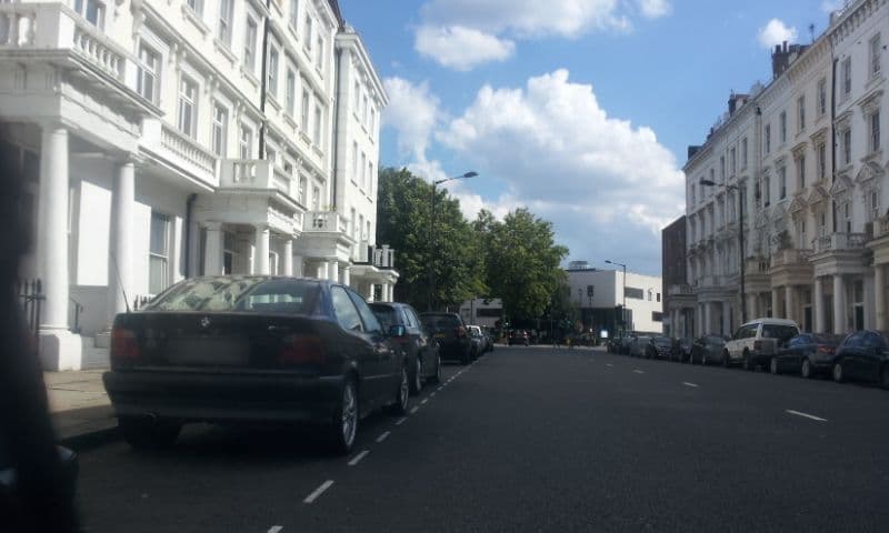 Street view near OYO St George Hotel, Pimlico — © paulbiv (CC BY-SA · Mapillary)