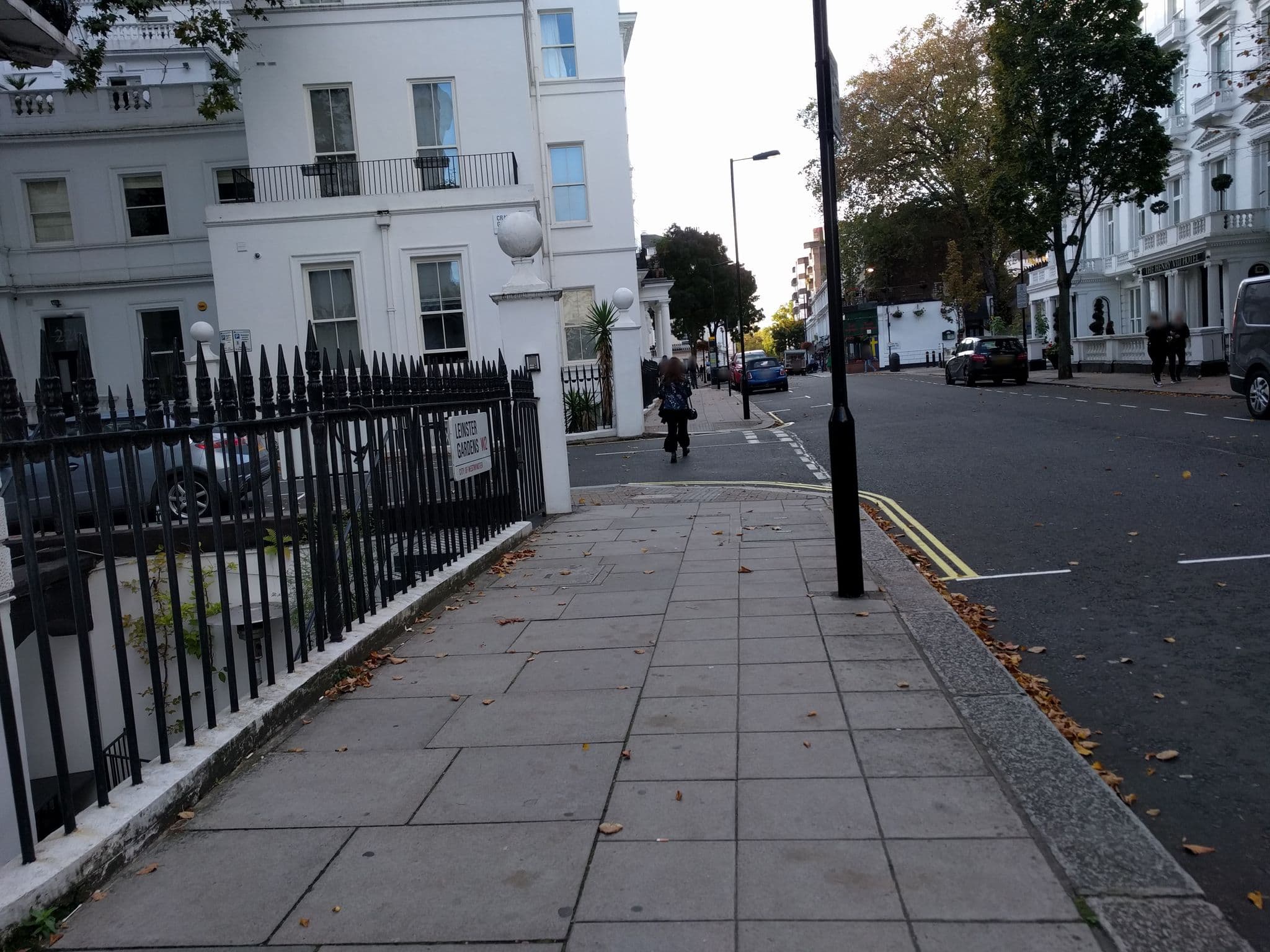 Street view near Henry VIII Hotel, Lancaster Gate — © peterneubauer (CC BY-SA · Mapillary)