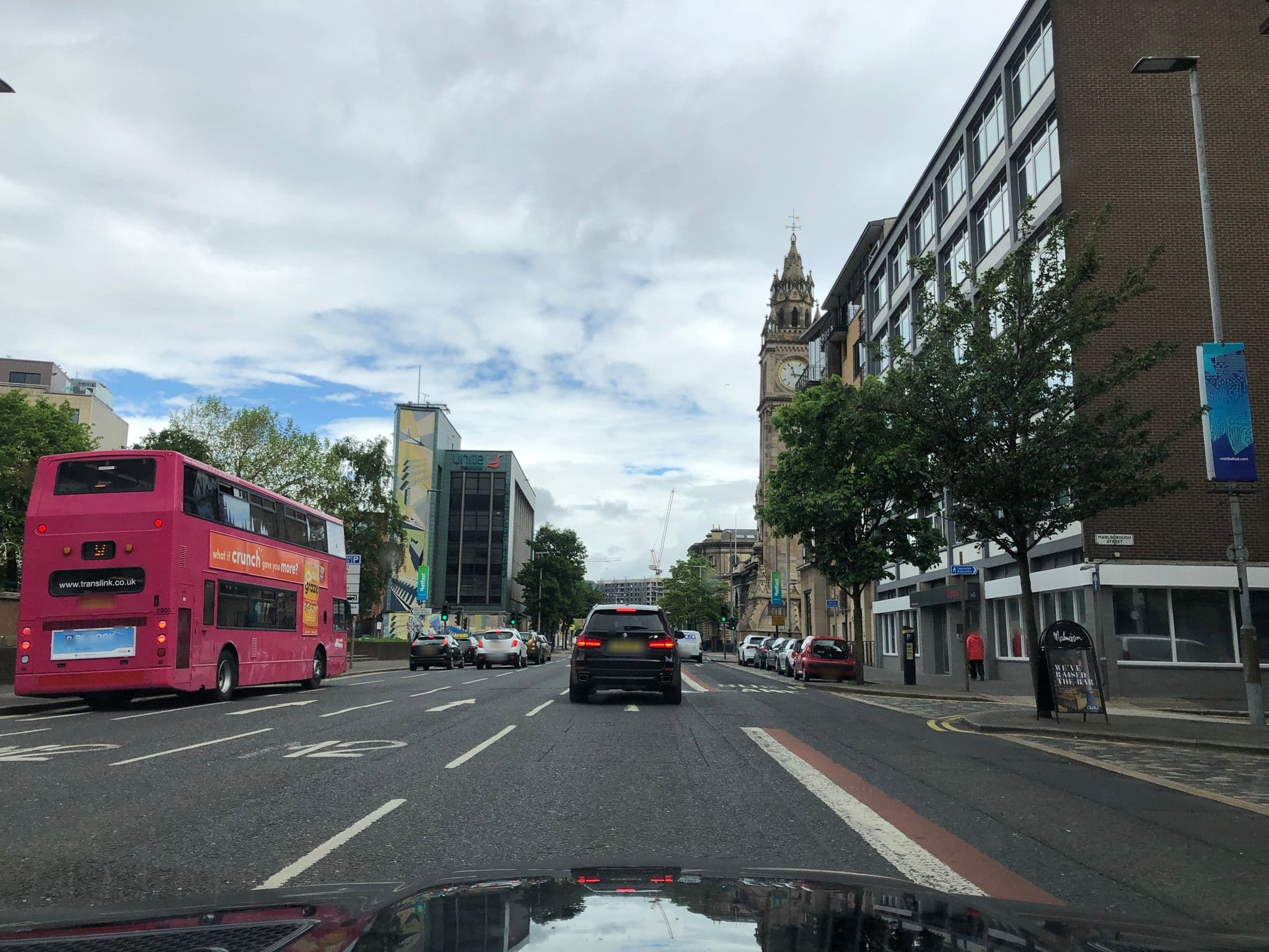 Street view near Malmaison Belfast, Belfast