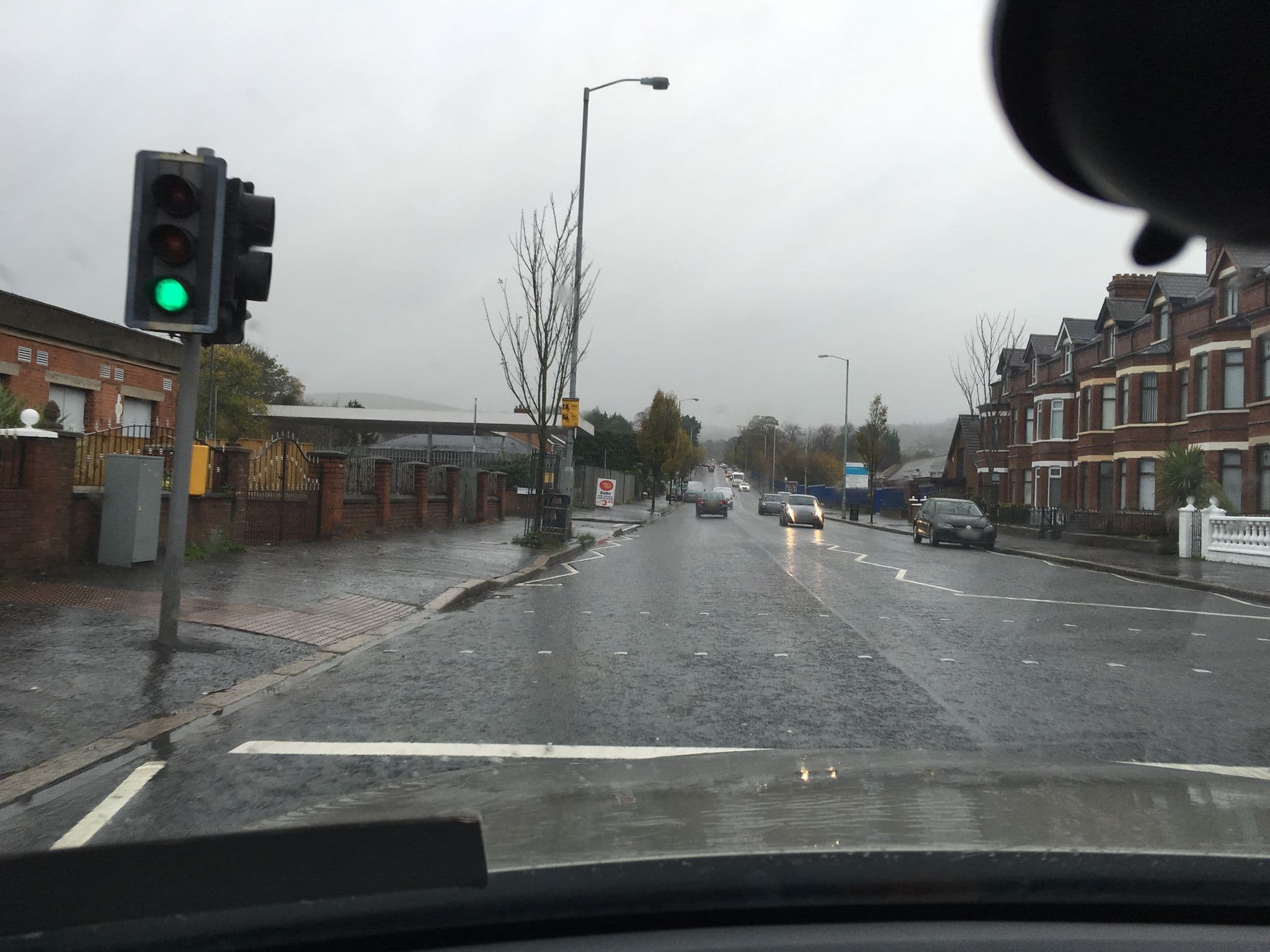 Street view near Crumlin Road Guesthouse, Belfast