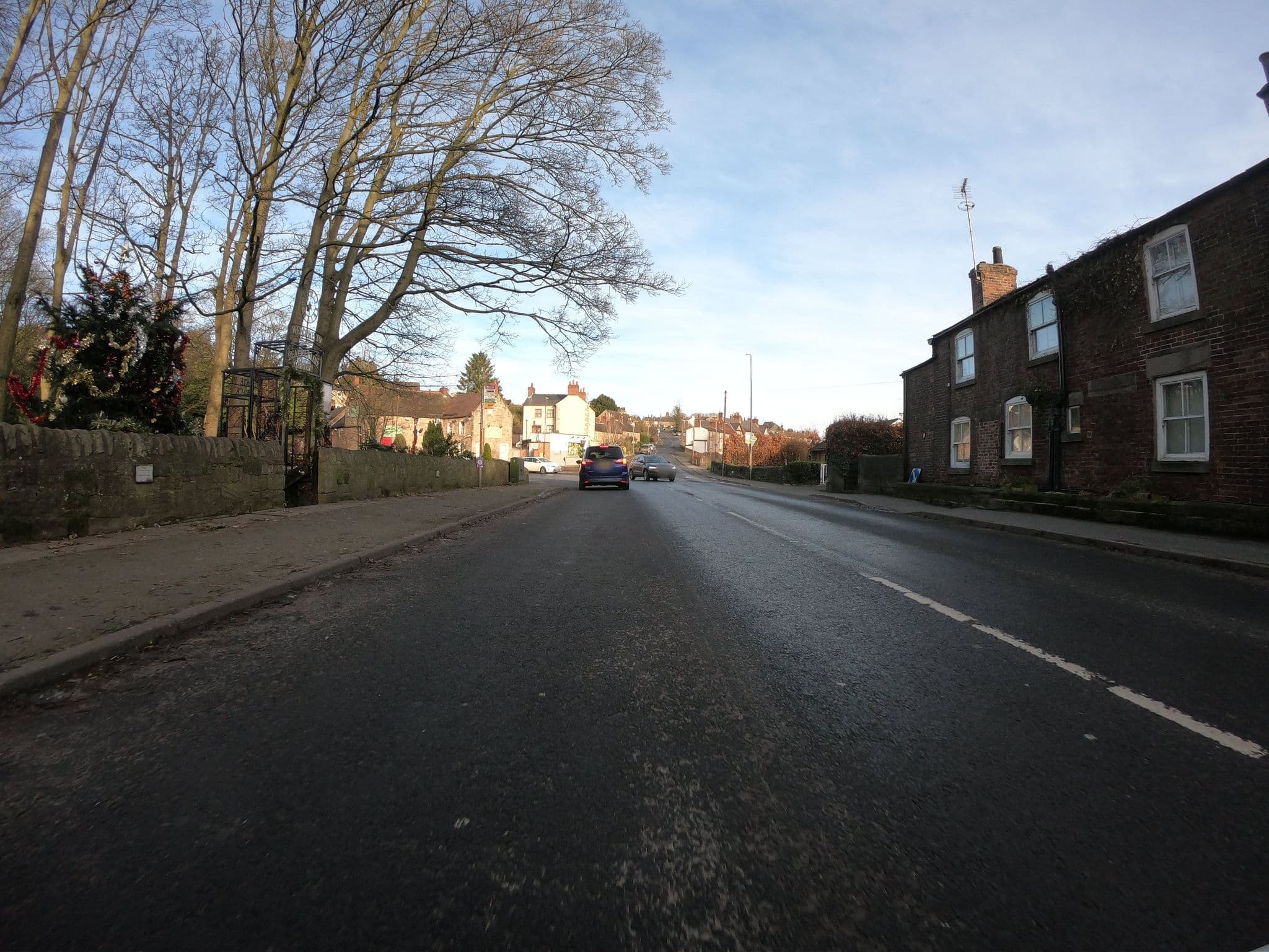 Street view near Talbot Hotel, Belper — © ntzm (CC BY-SA · Mapillary)