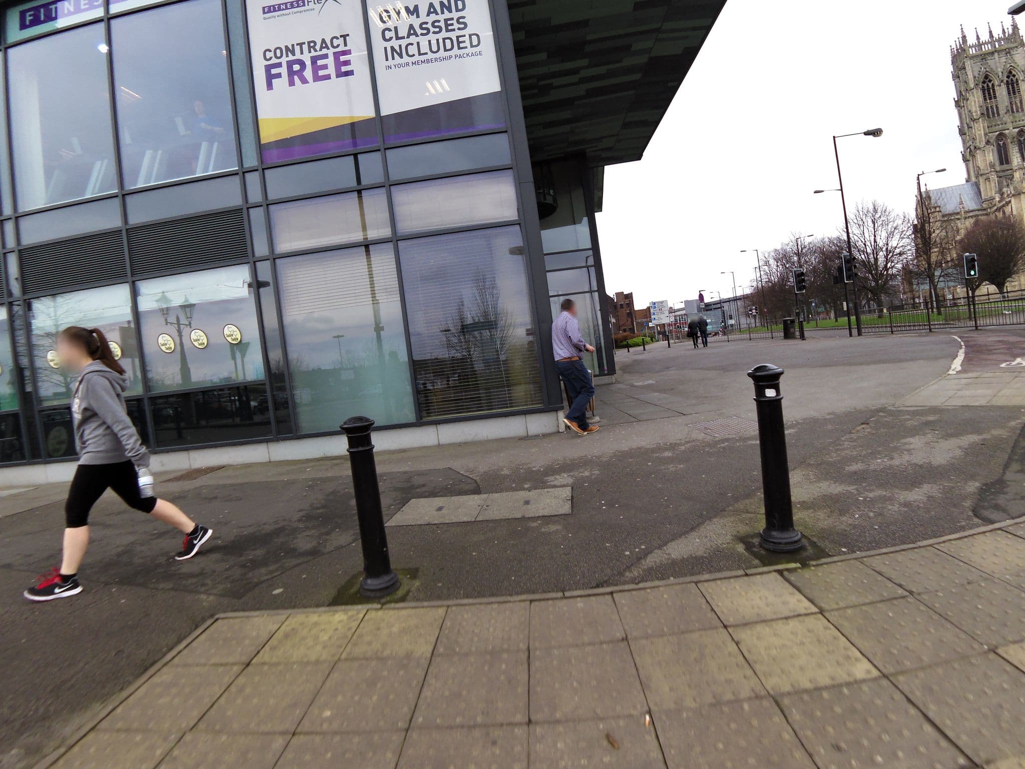 Street view near Premier Inn Doncaster Central (High Fishergate) hotel, Doncaster — © smsm1 (CC BY-SA · Mapillary)