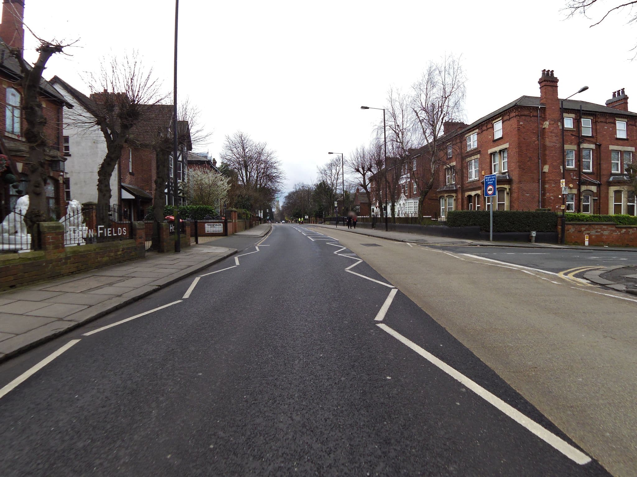 Street view near Townfields Hotel, Doncaster — © smsm1 (CC BY-SA · Mapillary)