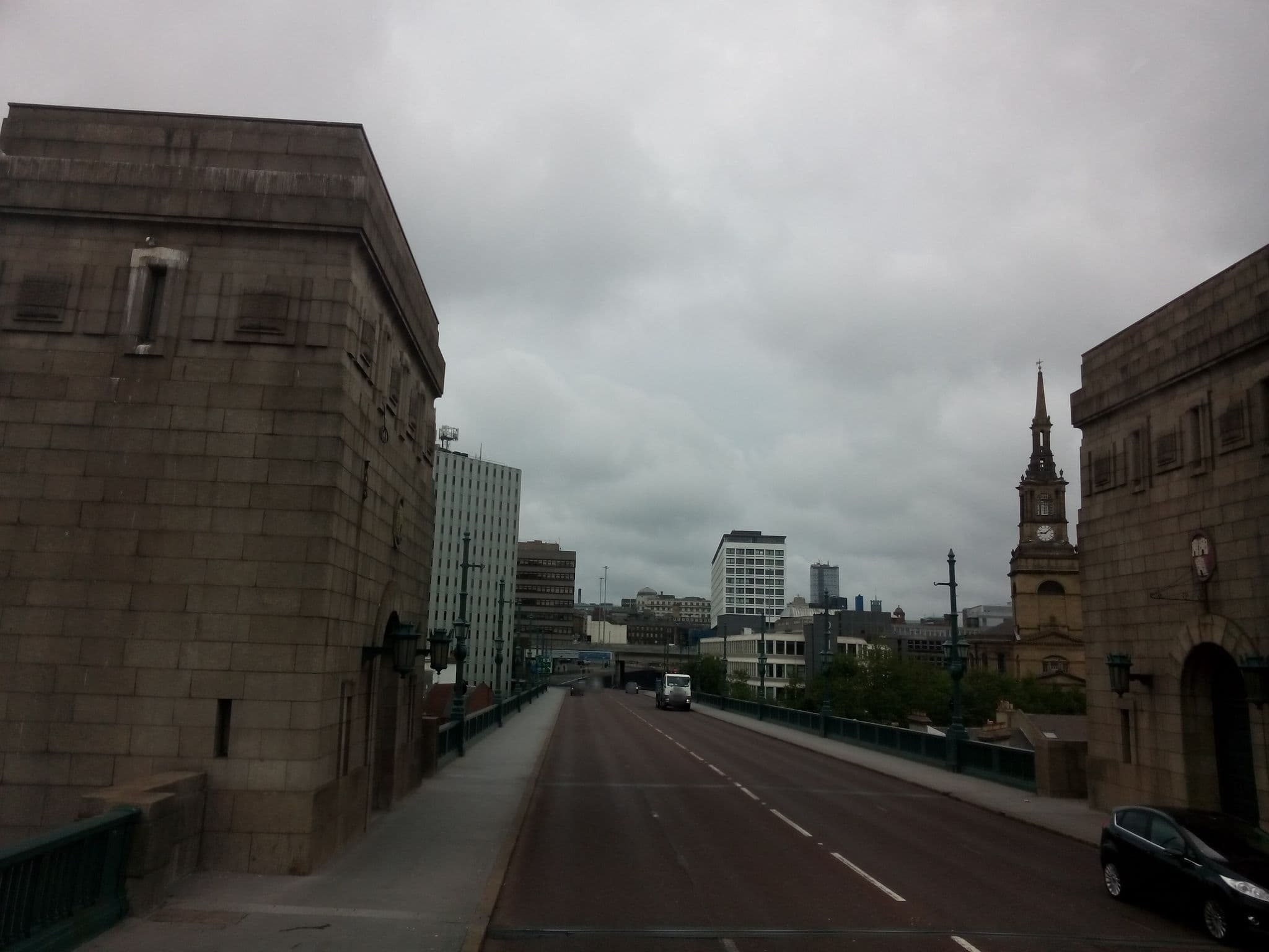 Street view near Premier Inn Newcastle Quayside hotel, Newcastle upon Tyne — © livingwithdragons (CC BY-SA · Mapillary)