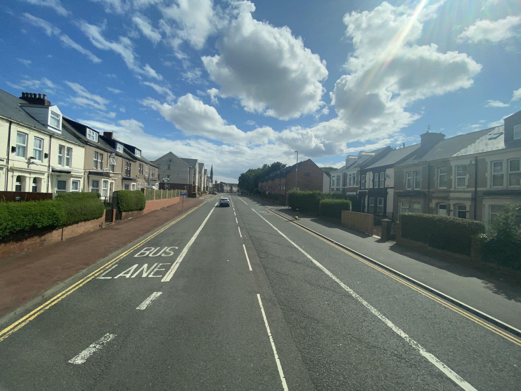 Street view near Durham House Hotel, Gateshead — © willgeorge (CC BY-SA · Mapillary)