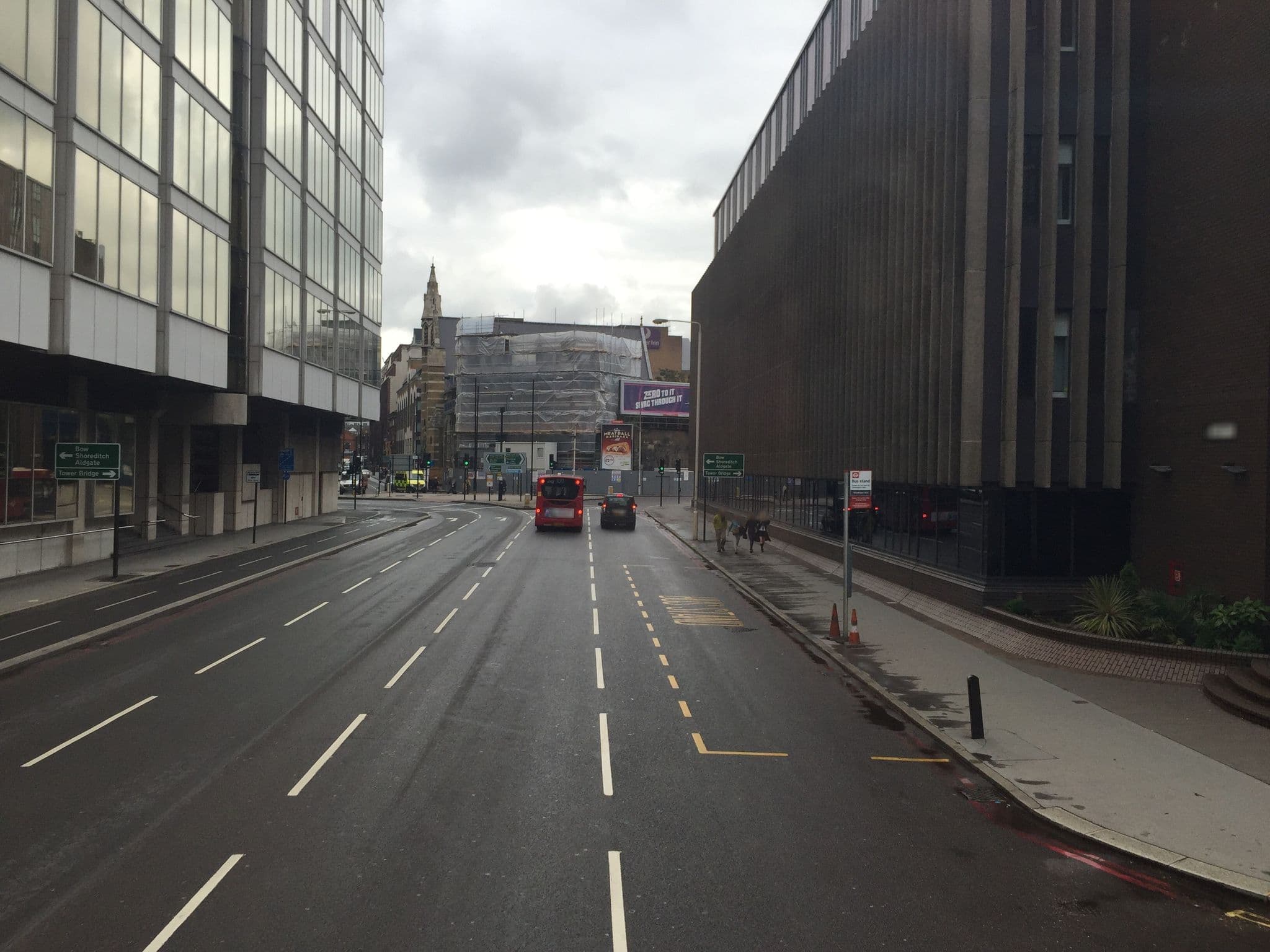 Street view near Travelodge London Central Tower Bridge, Whitechapel — © mdroads (CC BY-SA · Mapillary)