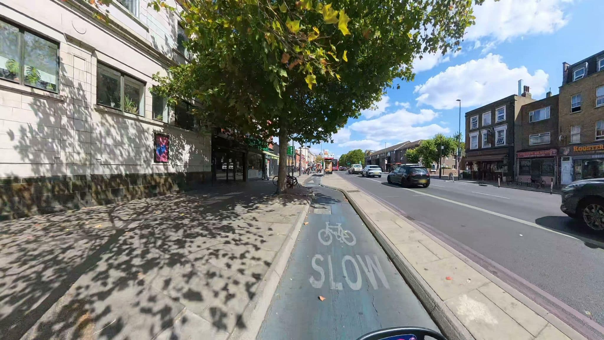 Street view near London Suites, Stepney — © athuler (CC BY-SA · Mapillary)