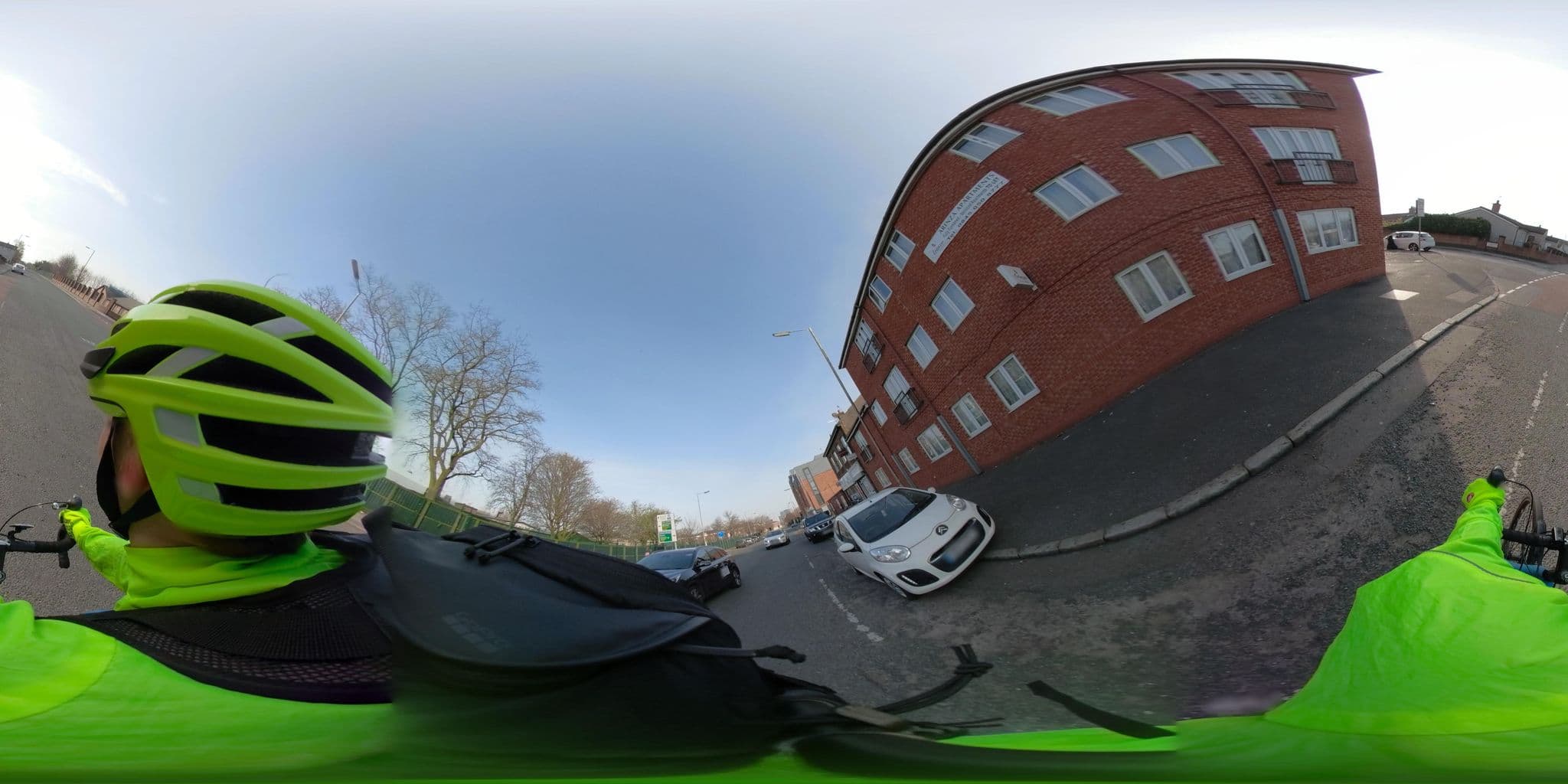 Street view near OYO Arinza Apartments, Liverpool, Toxteth — © markagreen14 (CC BY-SA · Mapillary)
