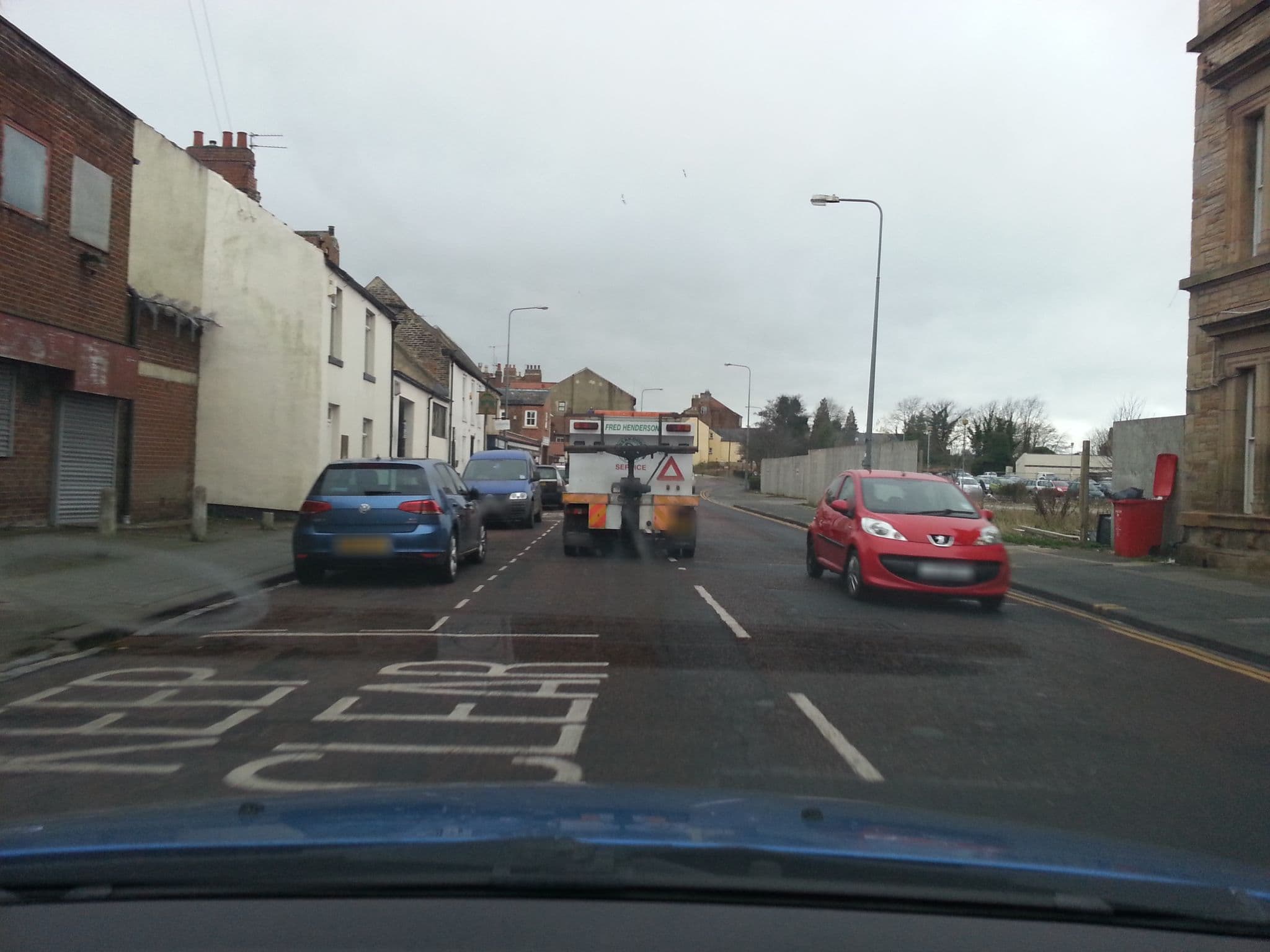 Street view near Finkle Street Apartments, Bishop Auckland — © stevenhorner (CC BY-SA · Mapillary)