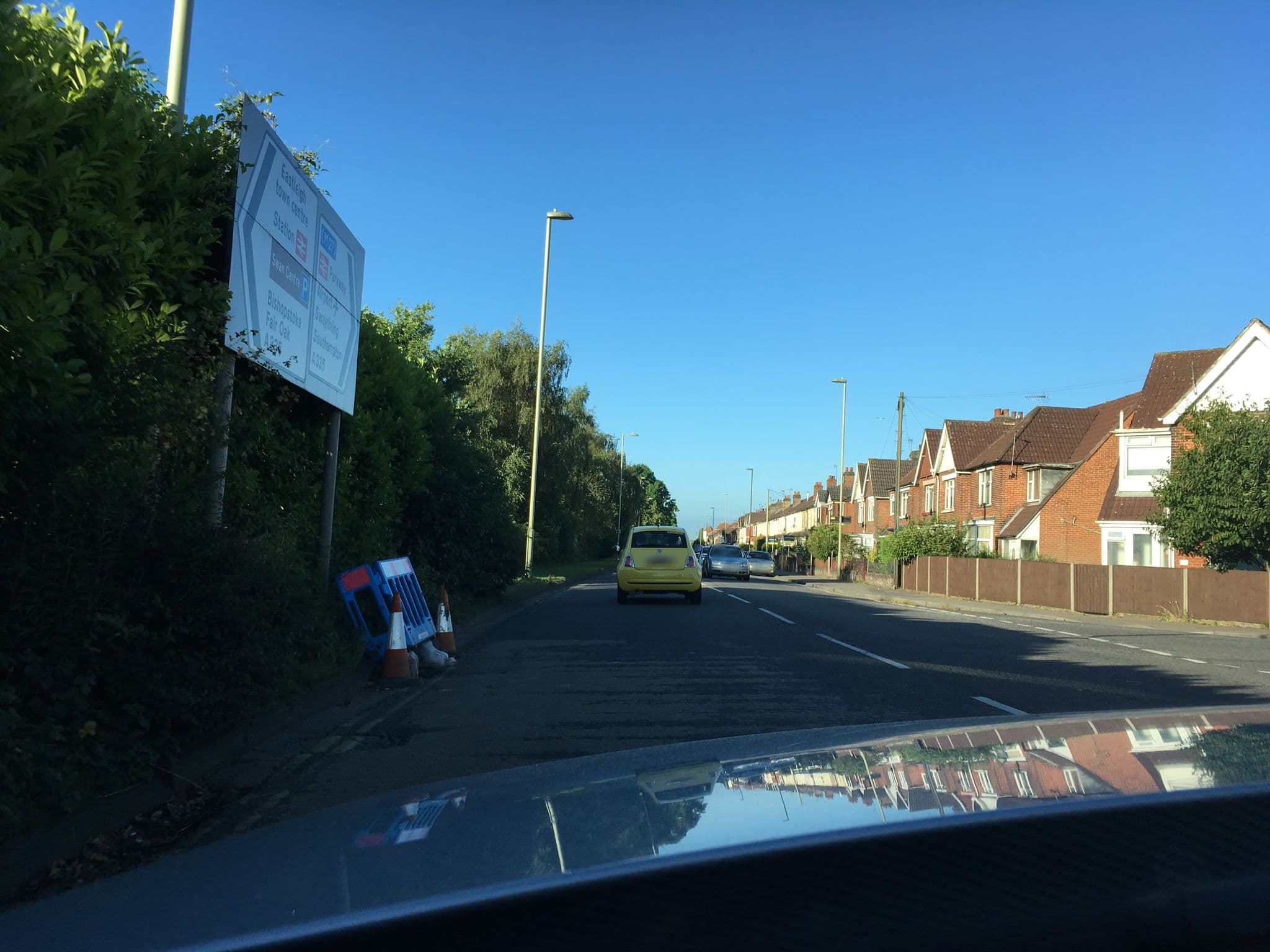Street view near Chestnut Lodge Guest House, Eastleigh — © southglos (CC BY-SA · Mapillary)