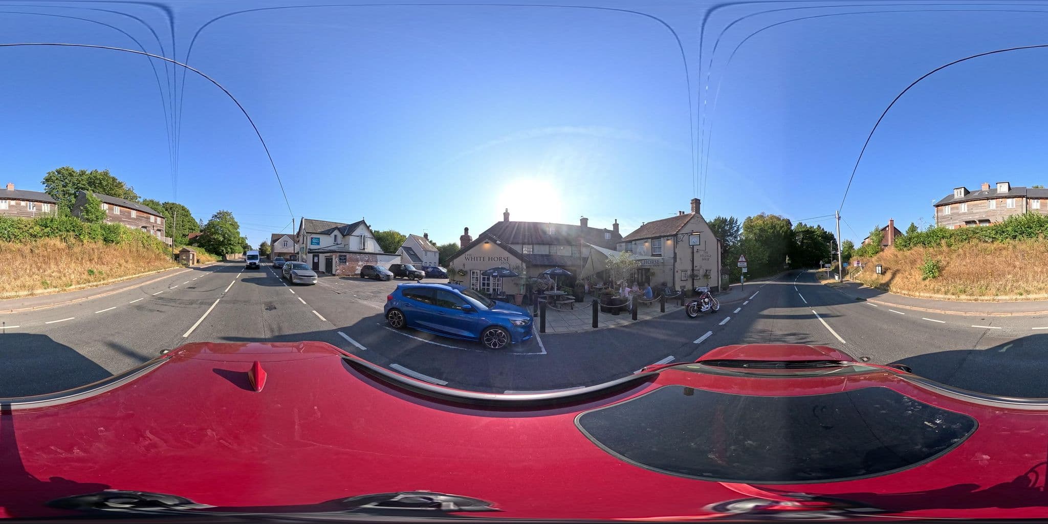Street view near The White Horse Inn, Shillingstone — © southglos (CC BY-SA · Mapillary)
