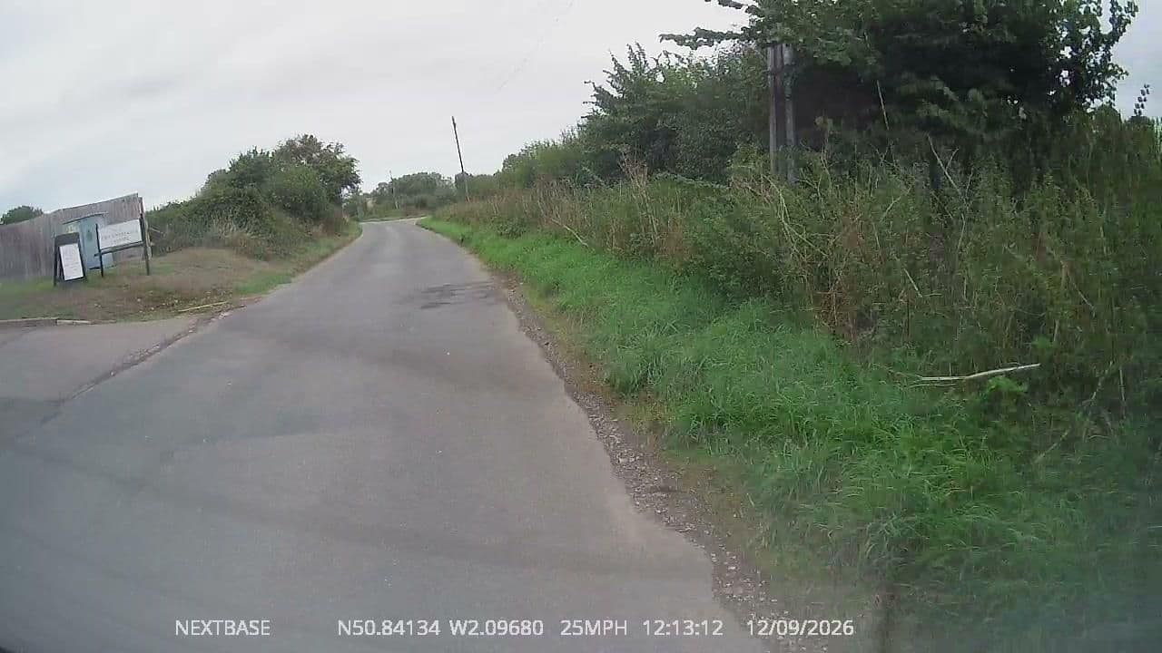 Street view near The True Lovers Knot, Charlton Marshall — © OrangeHurst97 (CC BY-SA · Mapillary)