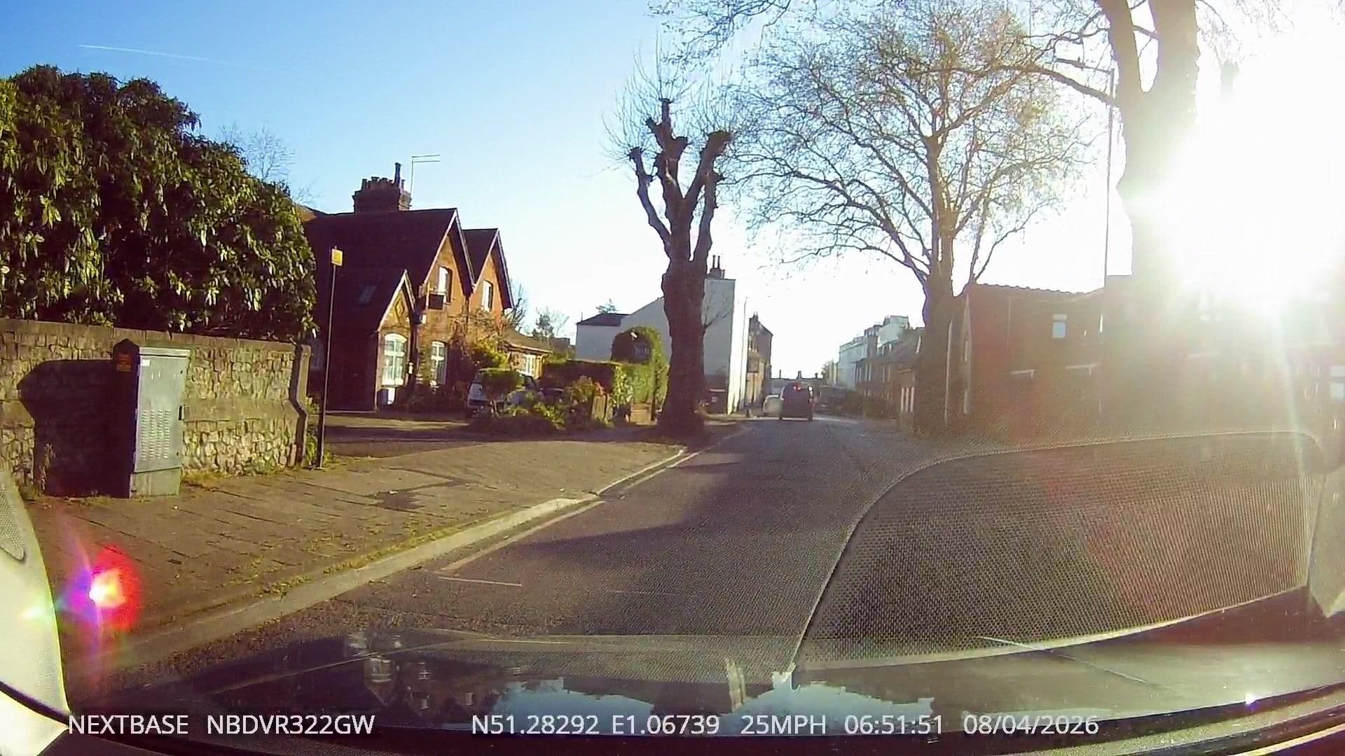 Street view near Acacia Lodge, Canterbury — © tallguy (CC BY-SA · Mapillary)