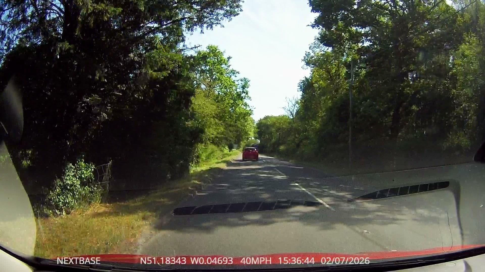 Street view near STANTONS HALL FARM, Blindley Heath — © OrangeHurst97 (CC BY-SA · Mapillary)