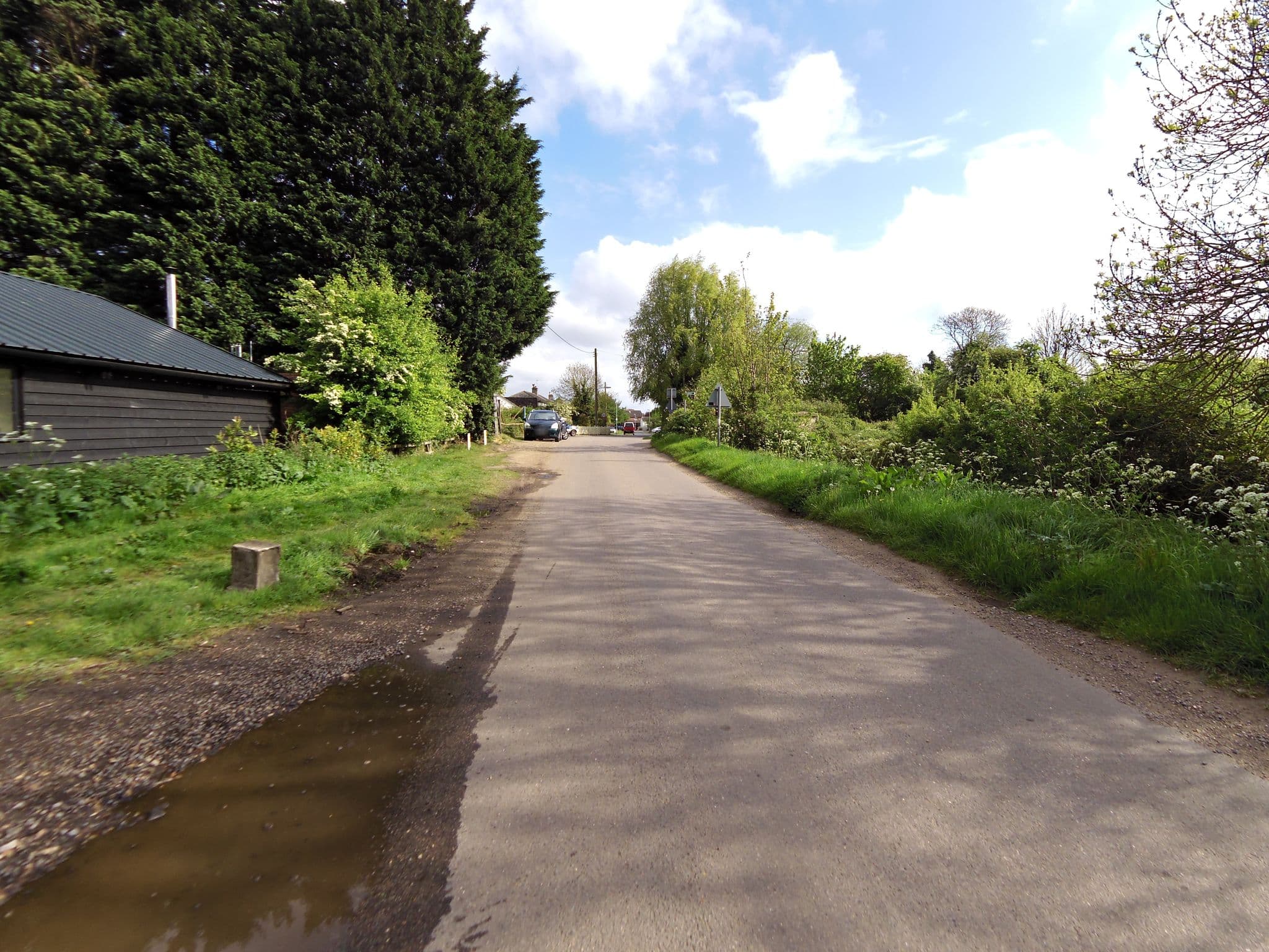 Street view near 3 Bed Barn in Cambridge next to Anglesey Abbey - Entire Place, Bottisham — © smsm1 (CC BY-SA · Mapillary)