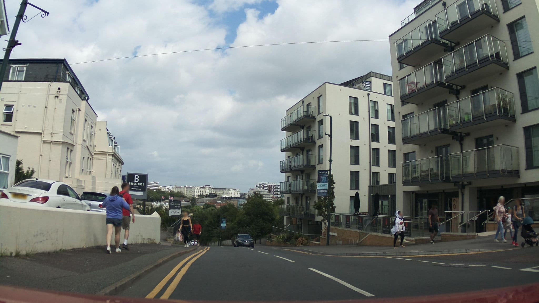 Street view near Brooklands Lodge, Bournemouth