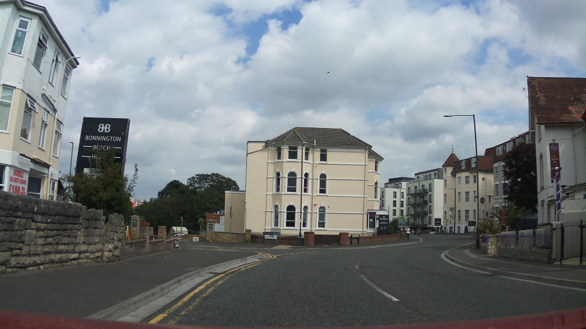 Street view near Hotel Capital, Bournemouth
