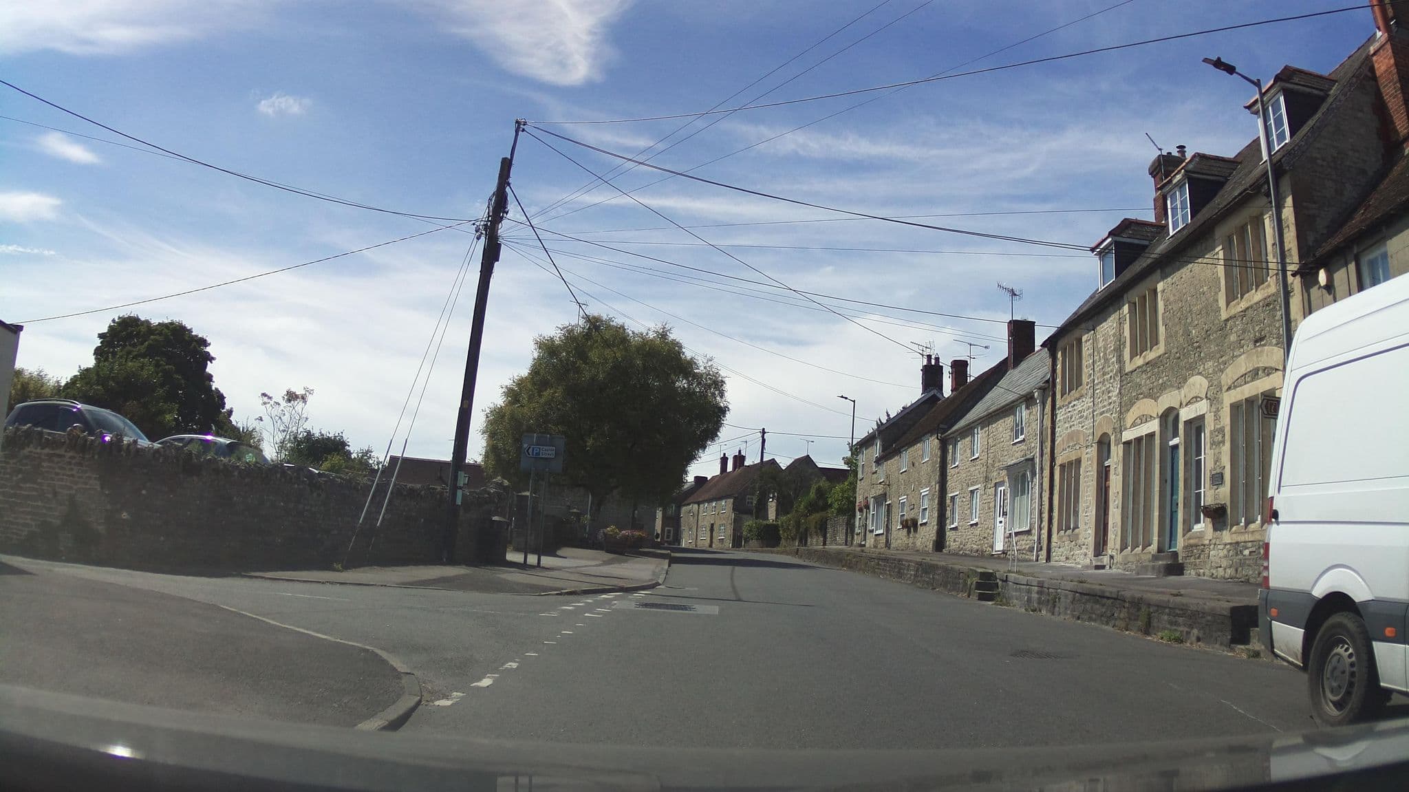 Street view near The Butt of Sherry, Mere — © southglos (CC BY-SA · Mapillary)