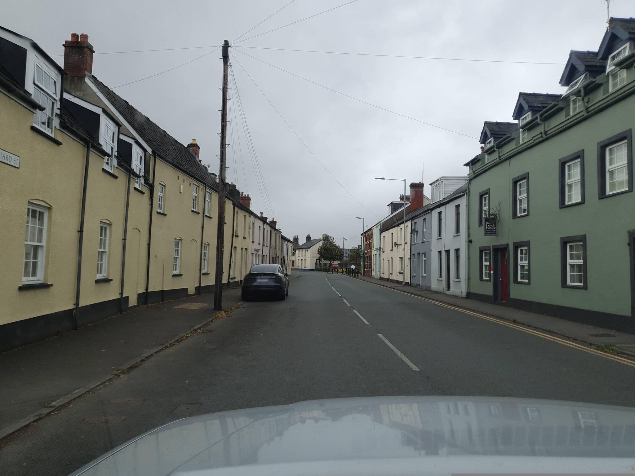 Street view near The Coach House Brecon, Brecon — © russmcd (CC BY-SA · Mapillary)