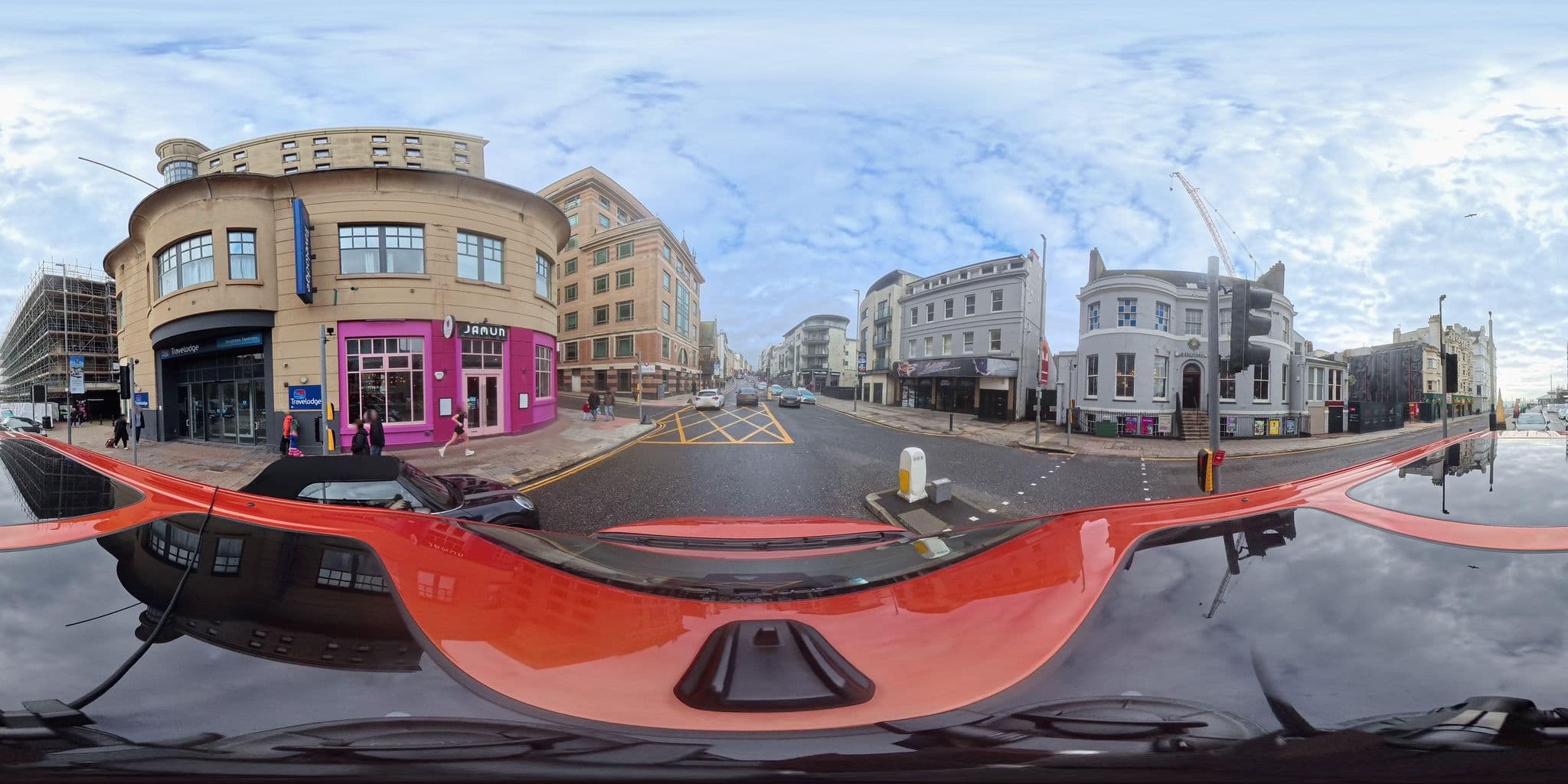 Street view near Travelodge Brighton Seafront, Brighton — © BlizzardBorn42Car (CC BY-SA · Mapillary)