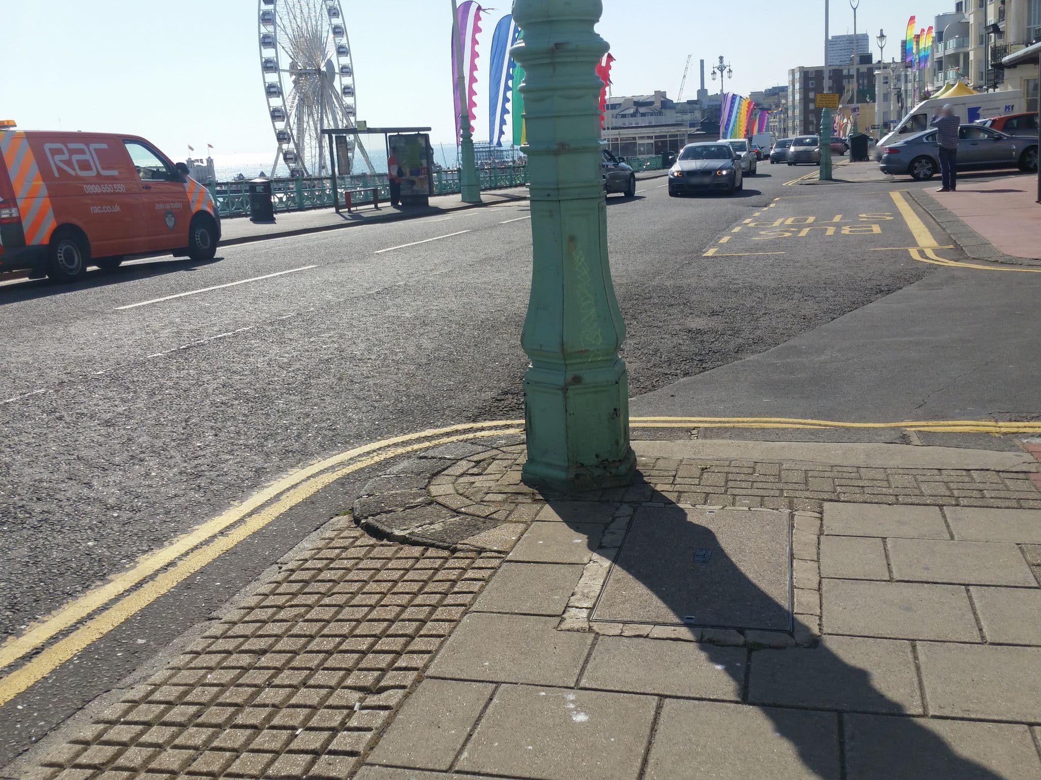 Street view near Alston House Hotel, Brighton