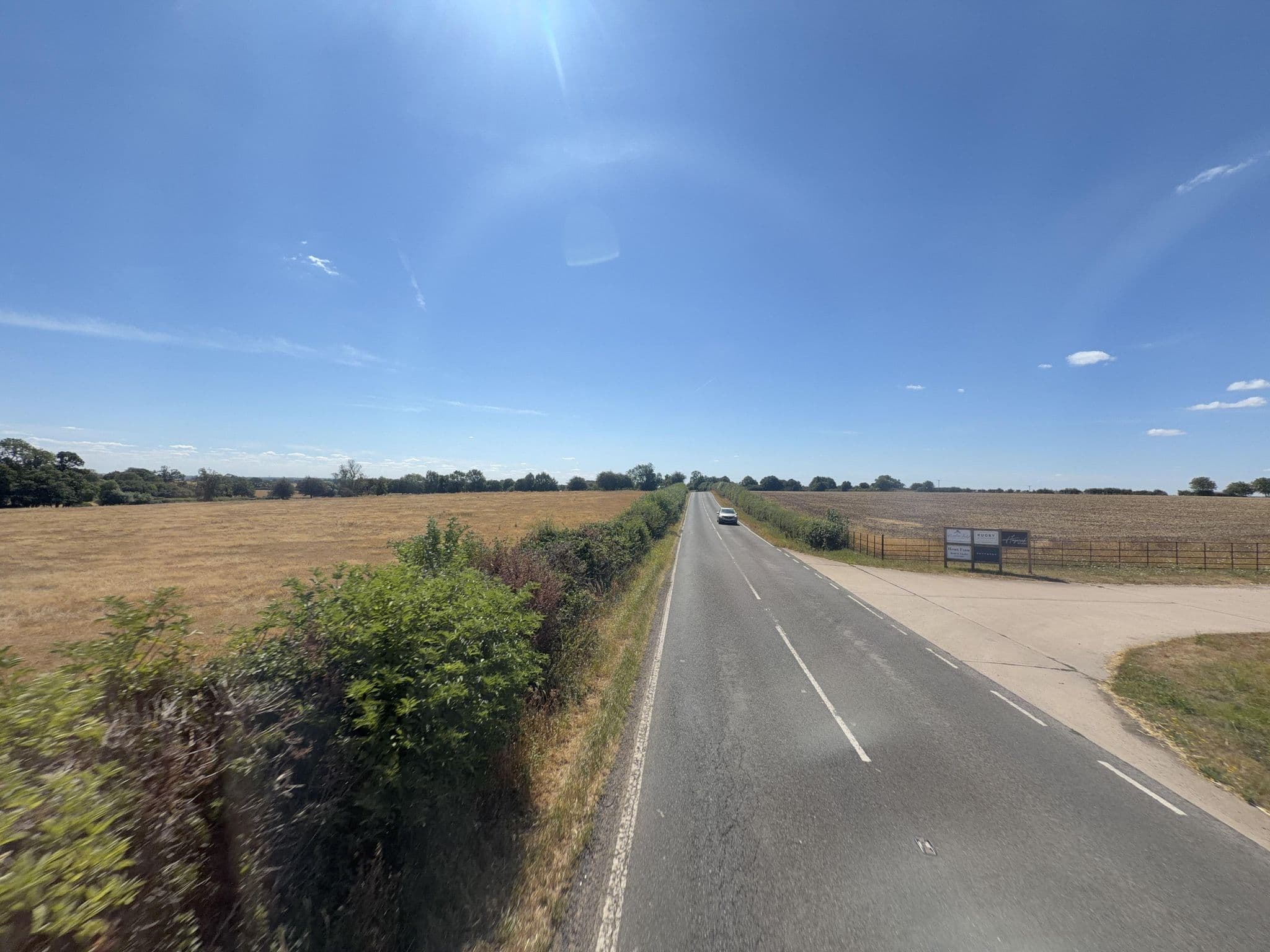 Street view near Meadow Field Luxury Glamping, Long Lawford — © gness (CC BY-SA · Mapillary)